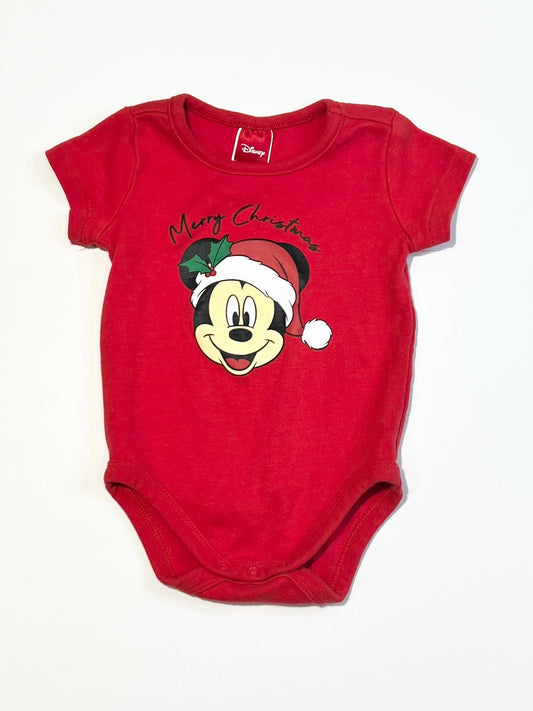 Christmas Mickey bodysuit - Size 00