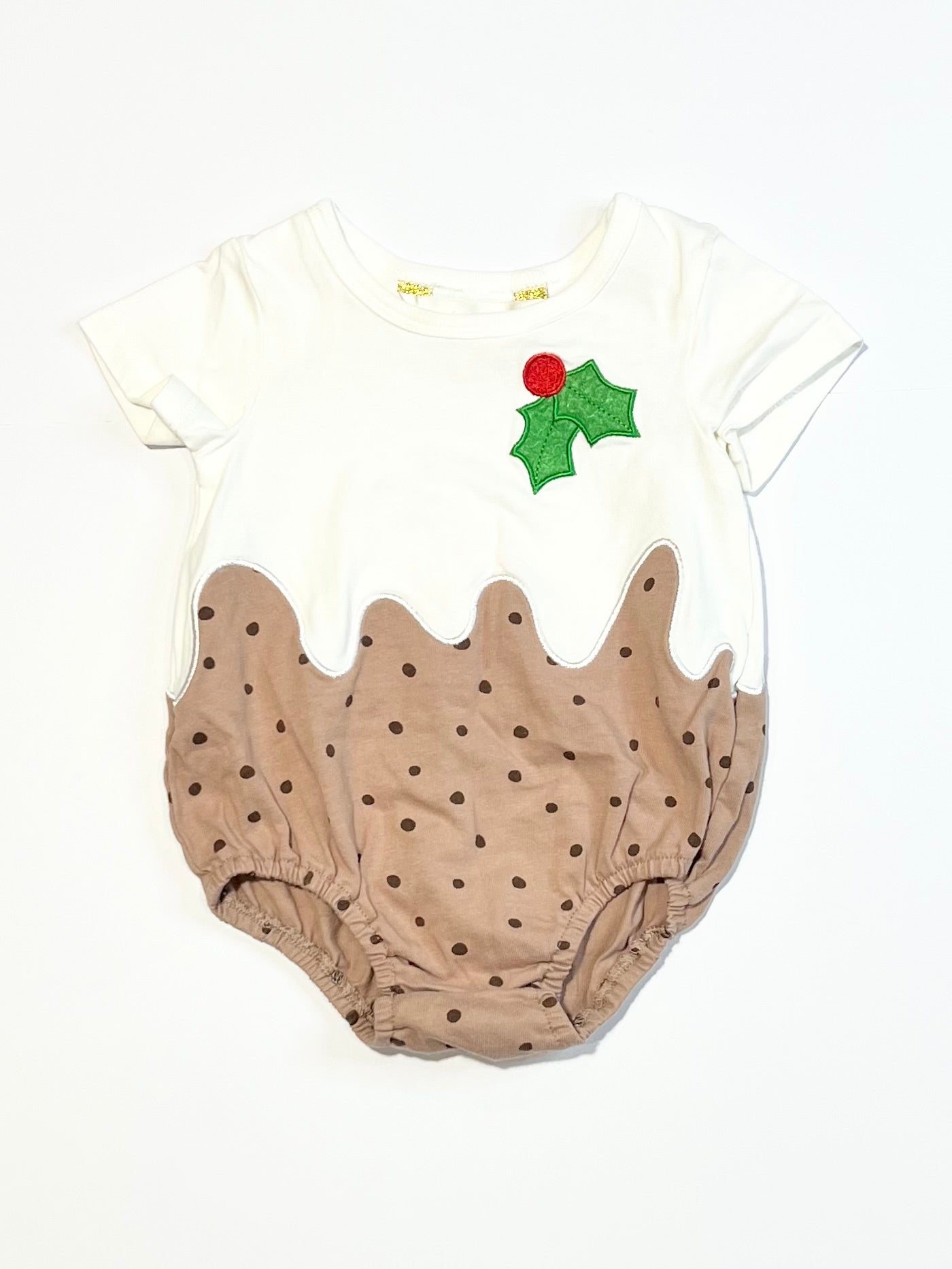 Christmas pudding bodysuit - Size 00