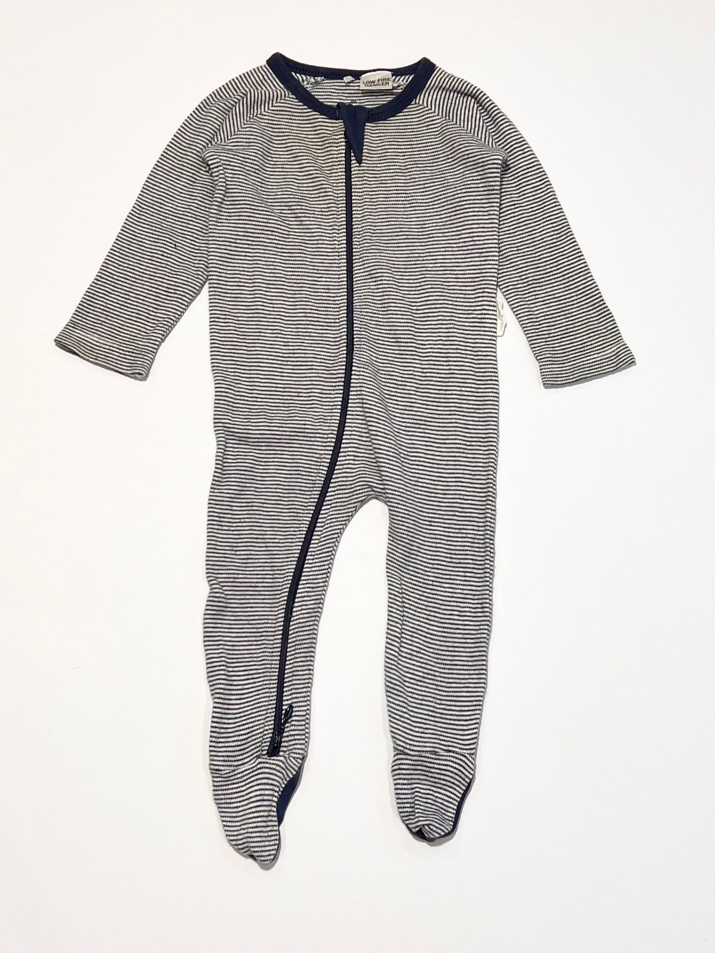Striped zip onesie - Size 00