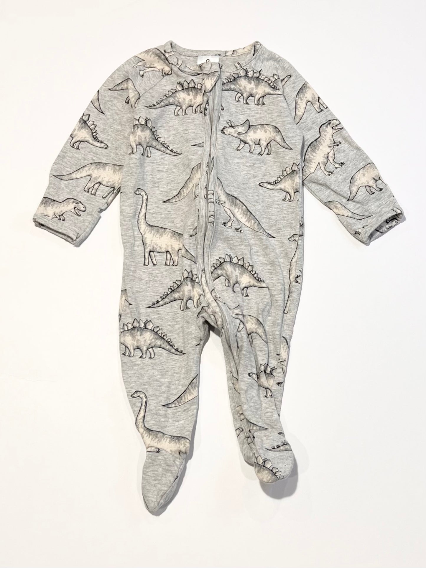 Dinosaurs zip onesie - Size 00