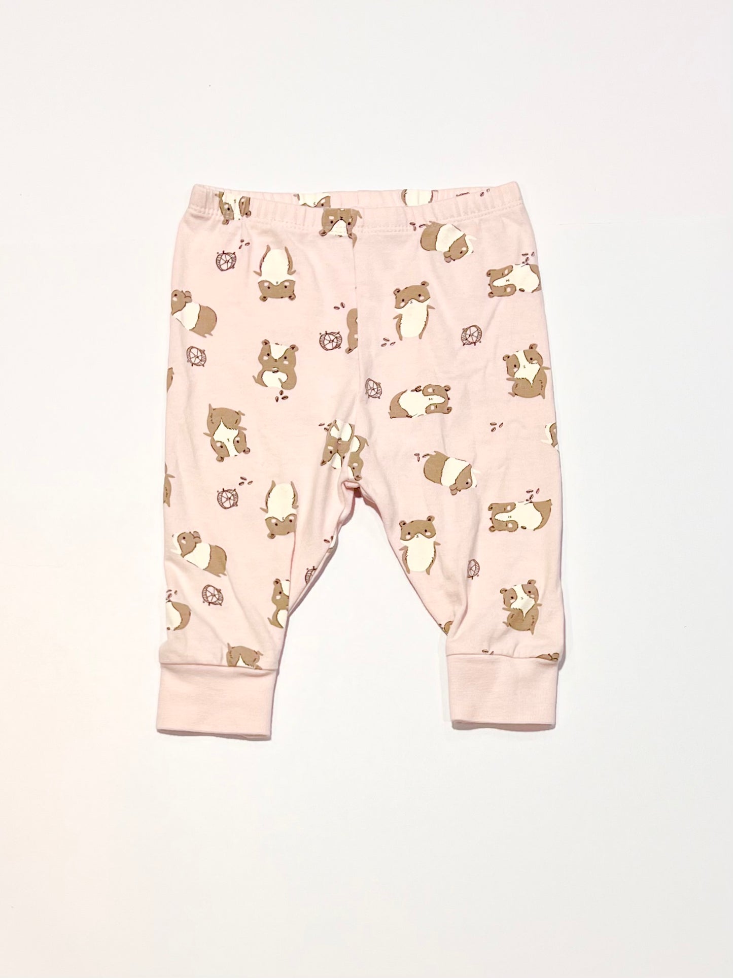 Pink hamster leggings - Size 00