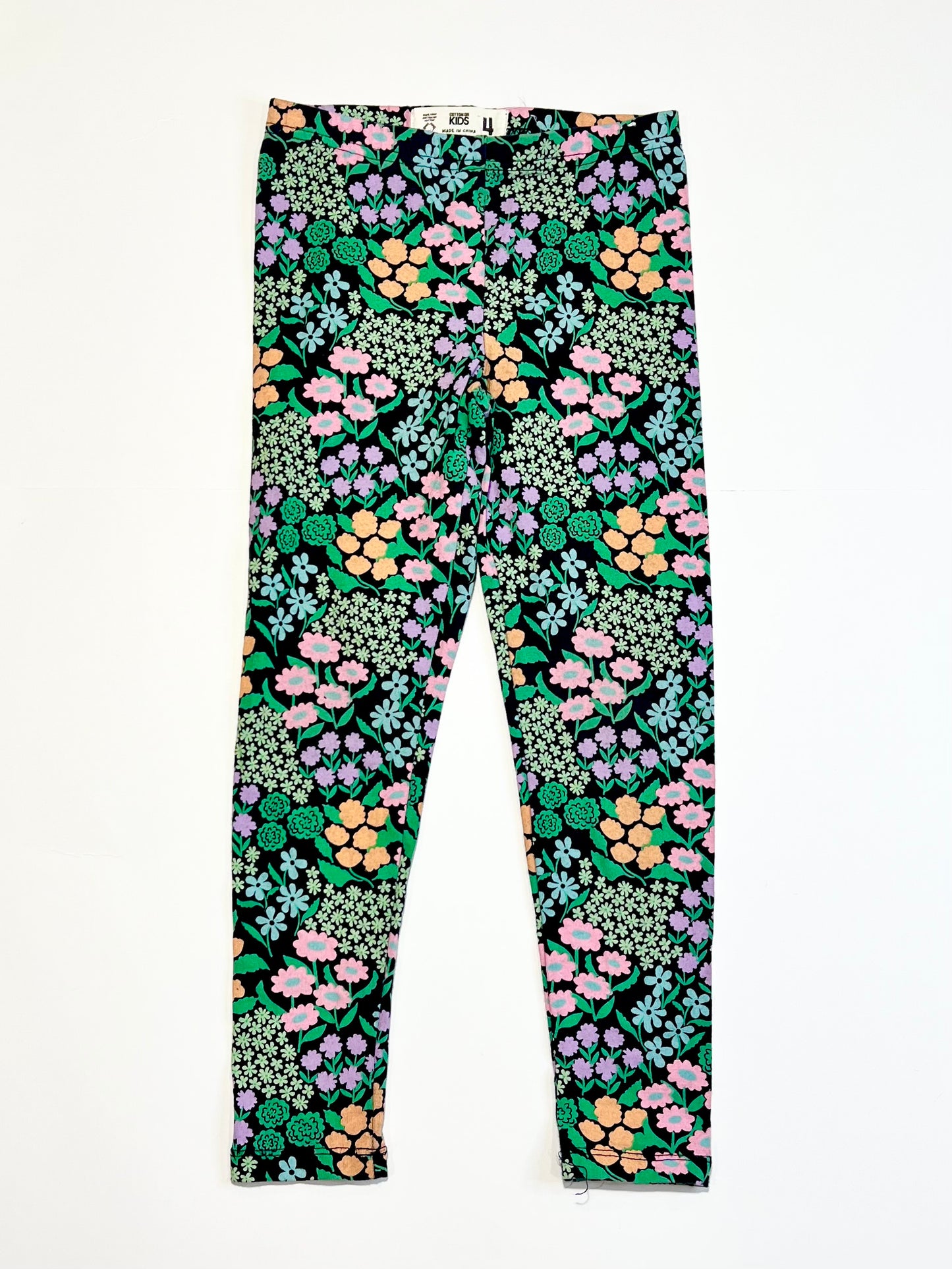 Floral leggings - Size 4