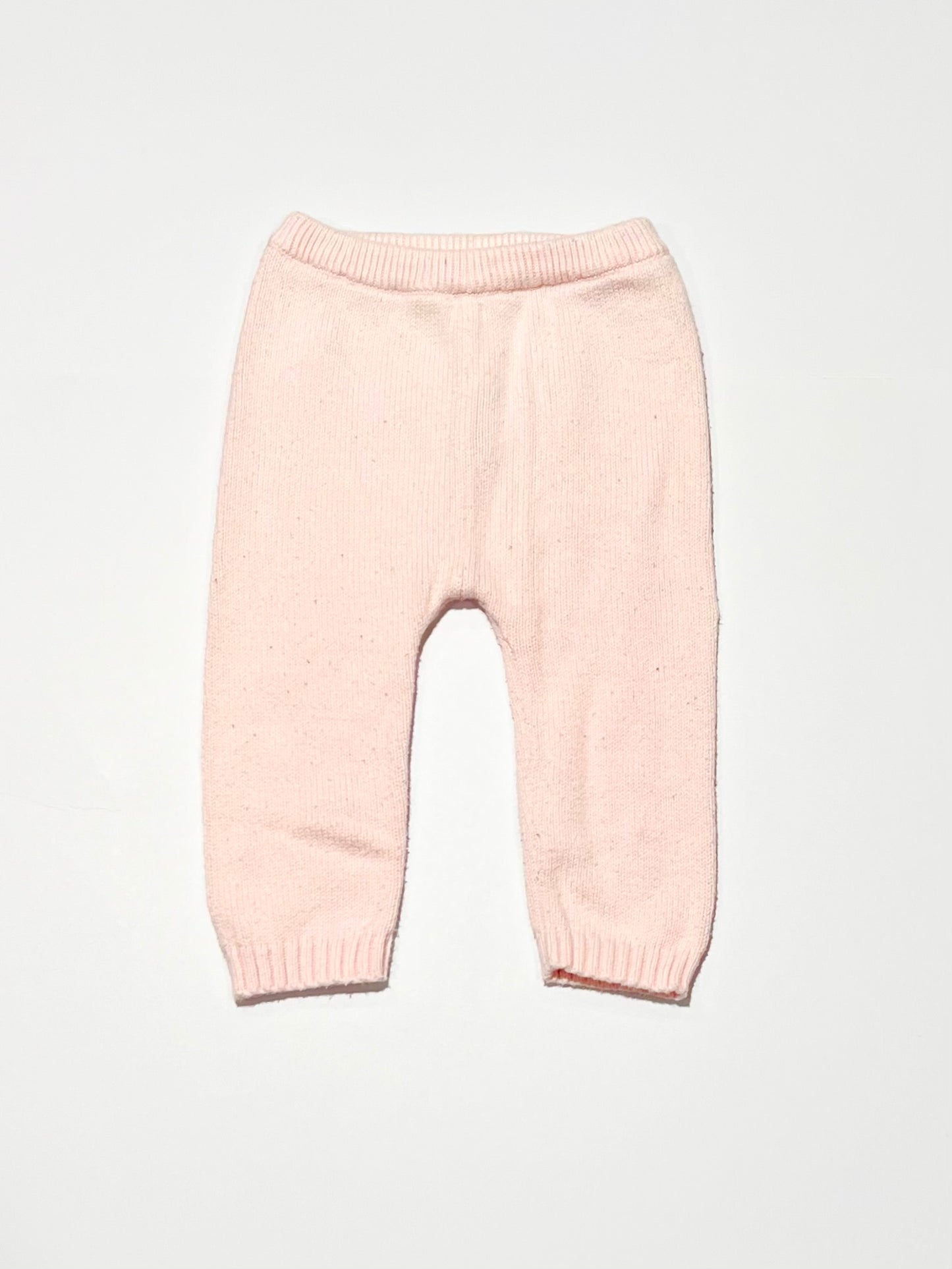 Pink knit pants - Size 00