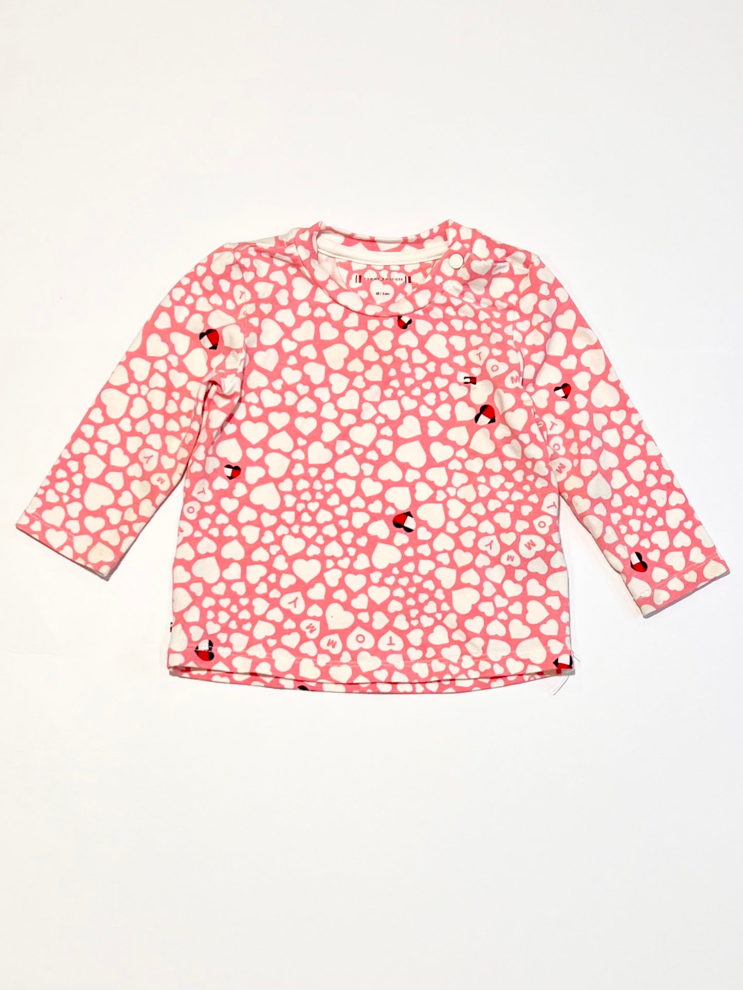 Pink hearts top - Size 00