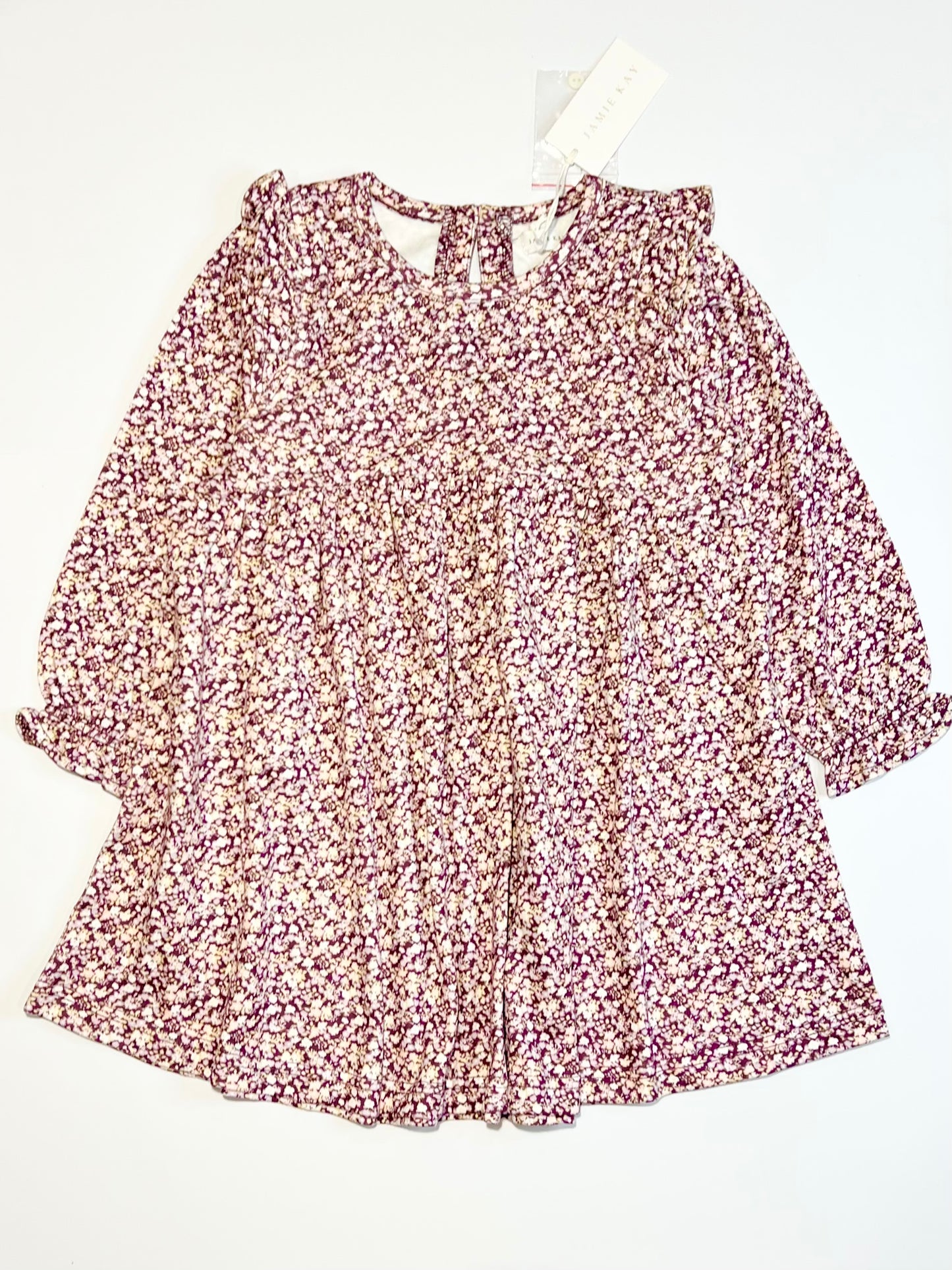 Floral jersey dress brand new - Size 4
