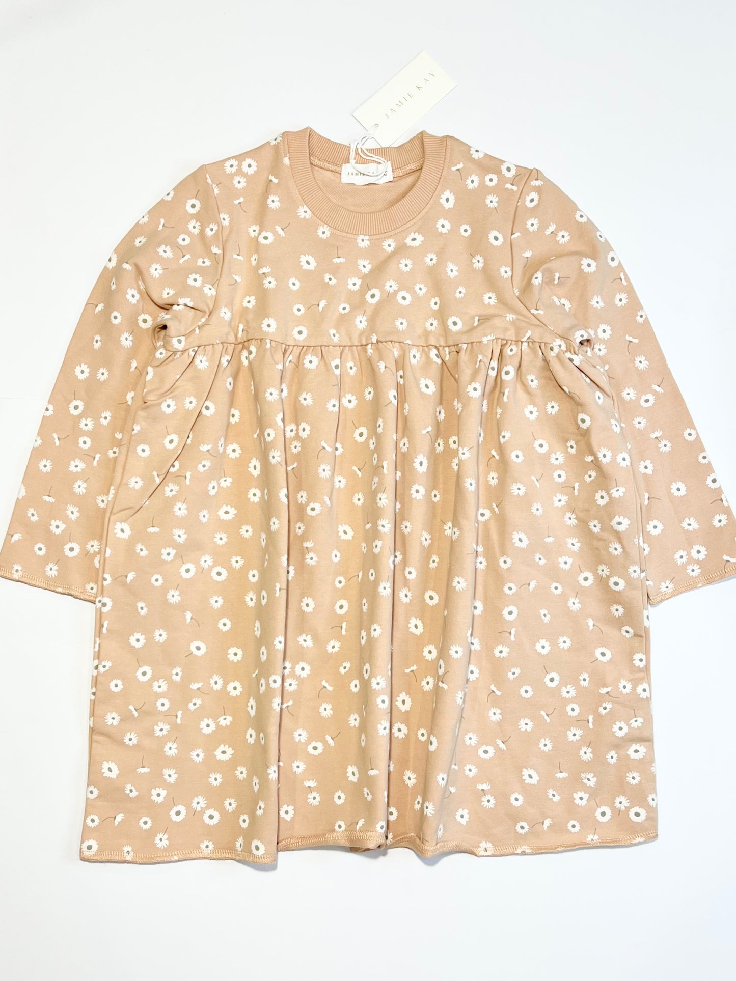 Floral jersey dress brand new - Size 4