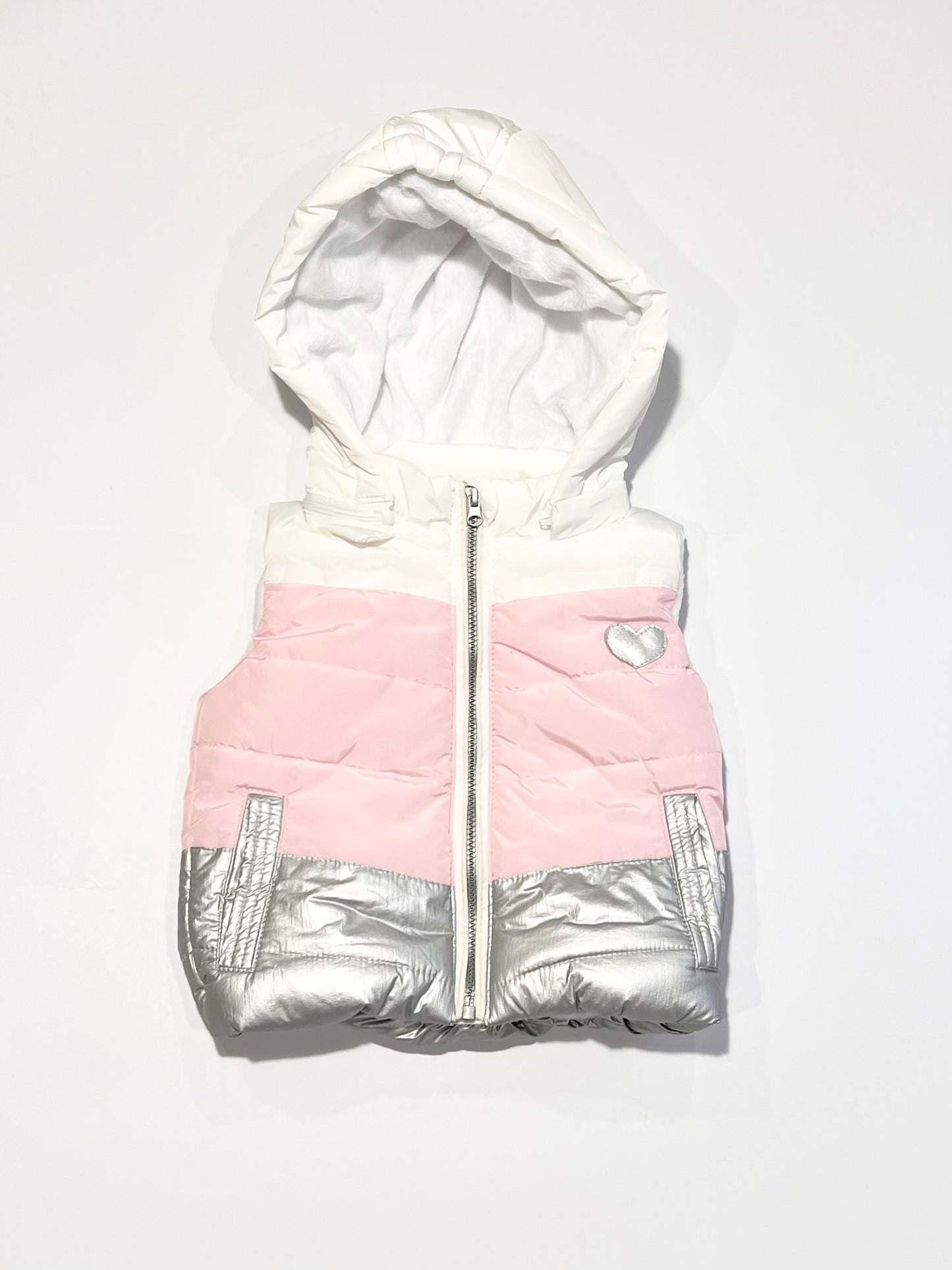 Hooded puffer vest - Size 00