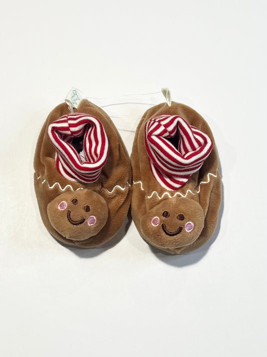 Gingerbread booties - Size 3-6 months