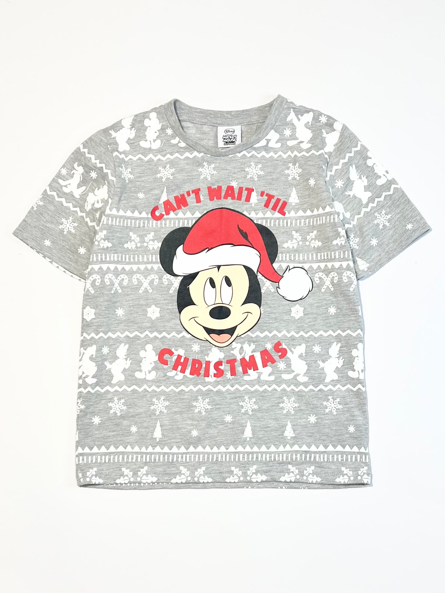 Christmas Mickey tee - Size 5