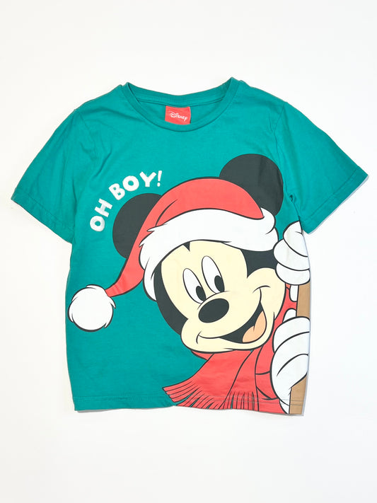 Christmas Mickey tee - Size 5