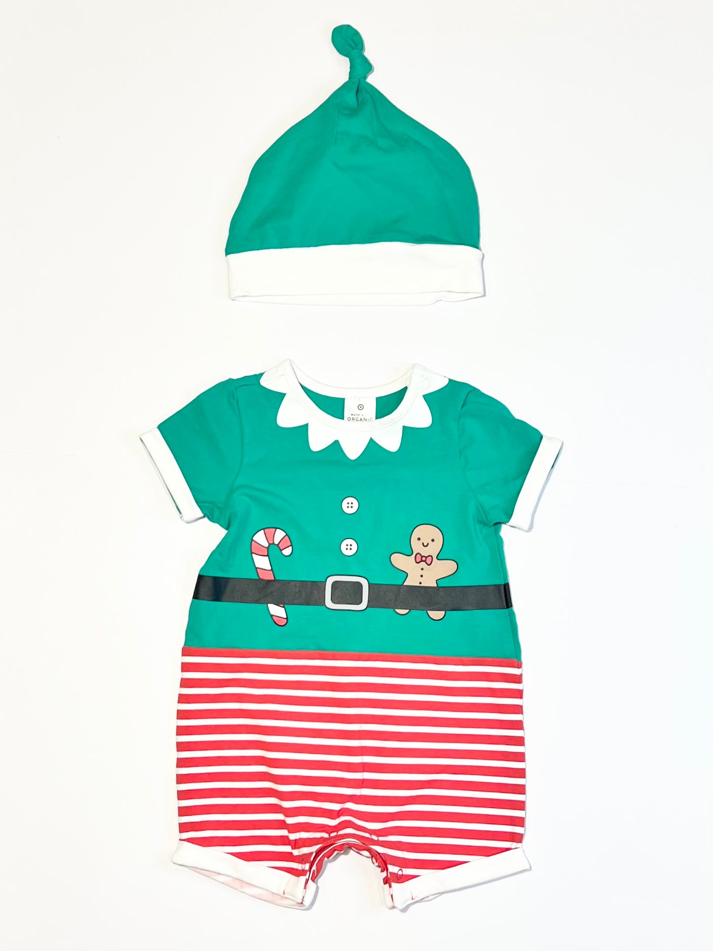 Christmas elf romper - Size 00