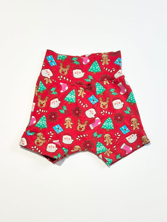 Jersey Christmas shorts - Size 00