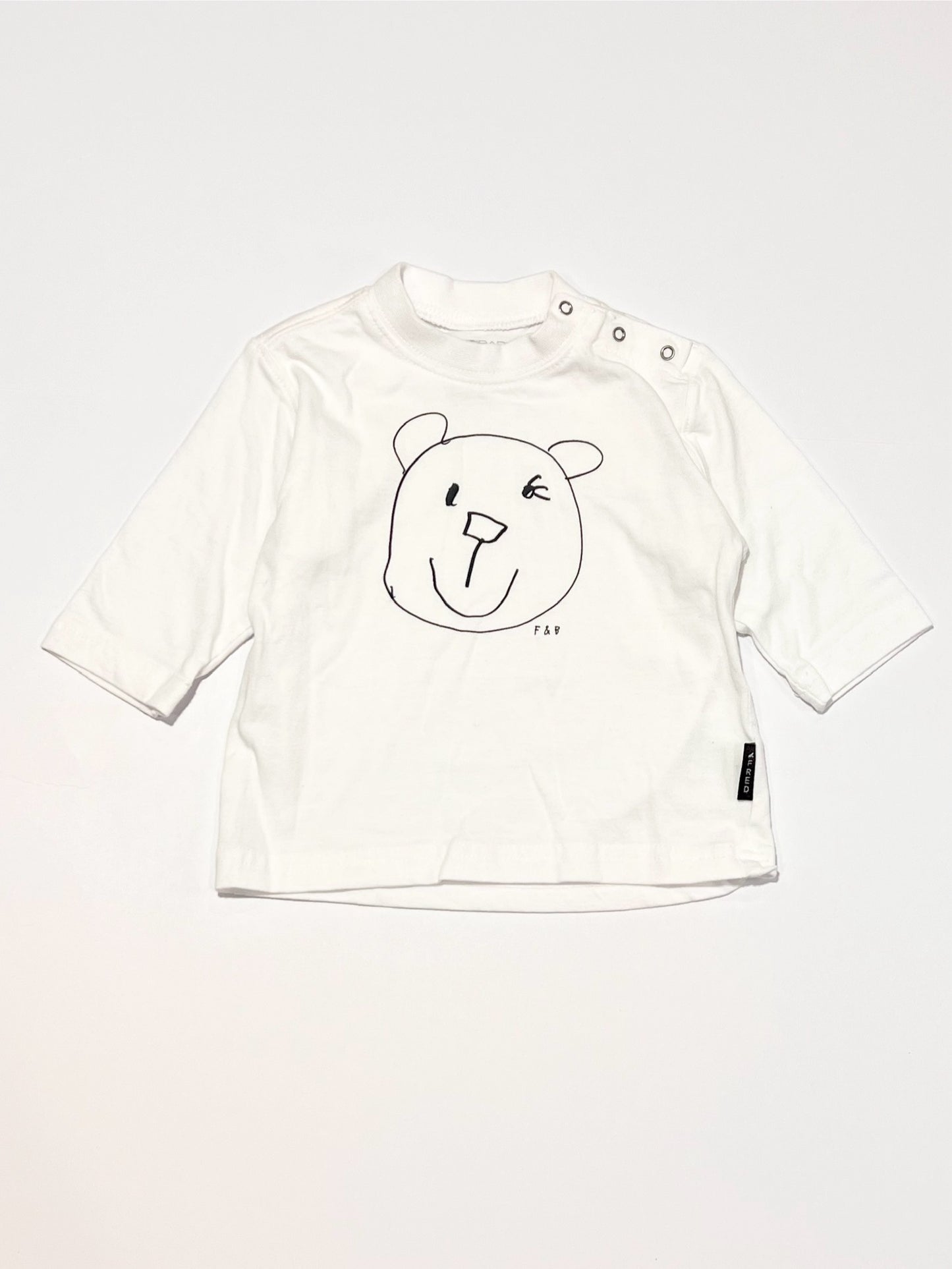 White bear top - Size 000