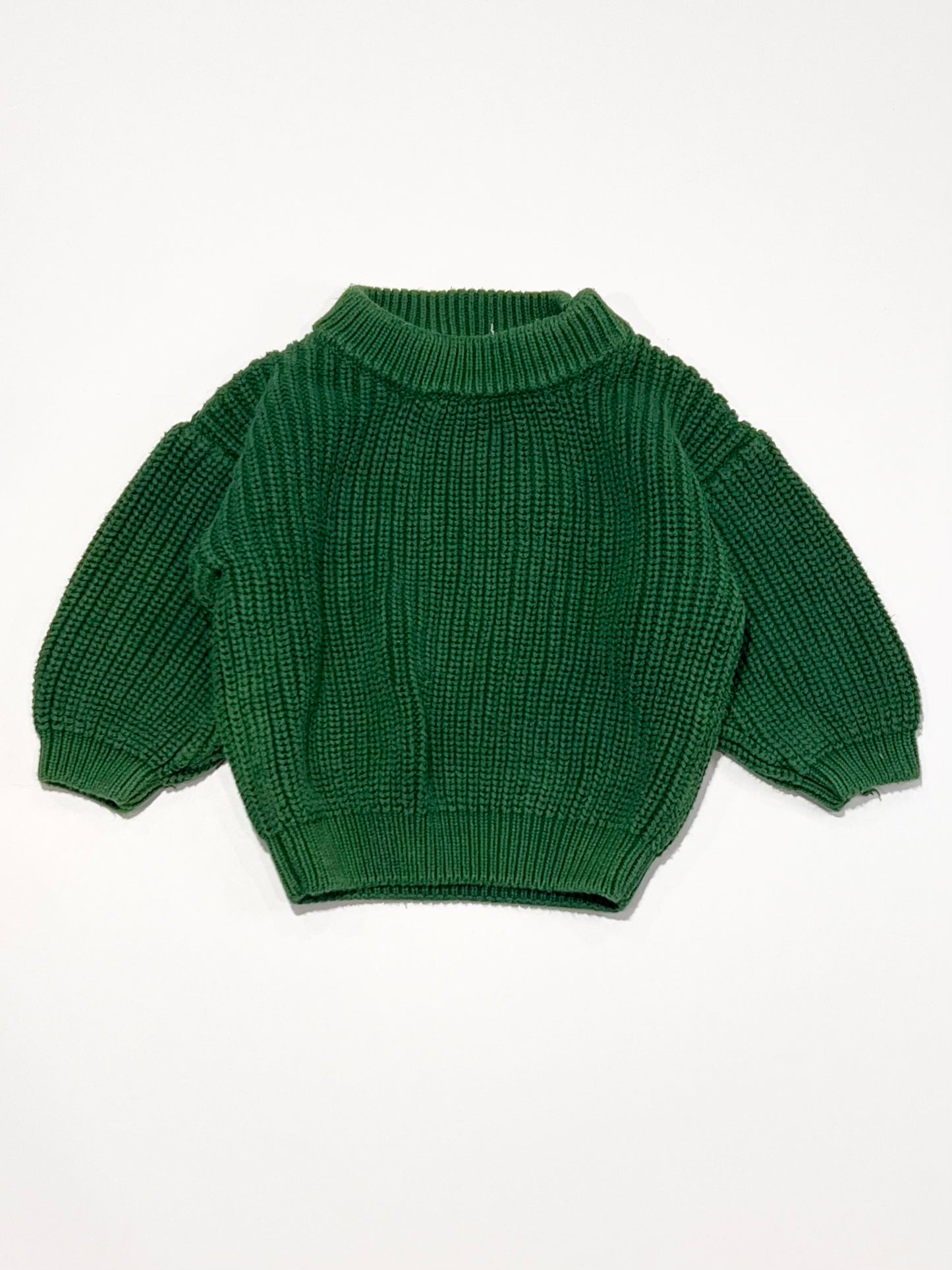 Green knit jumper - Size 000