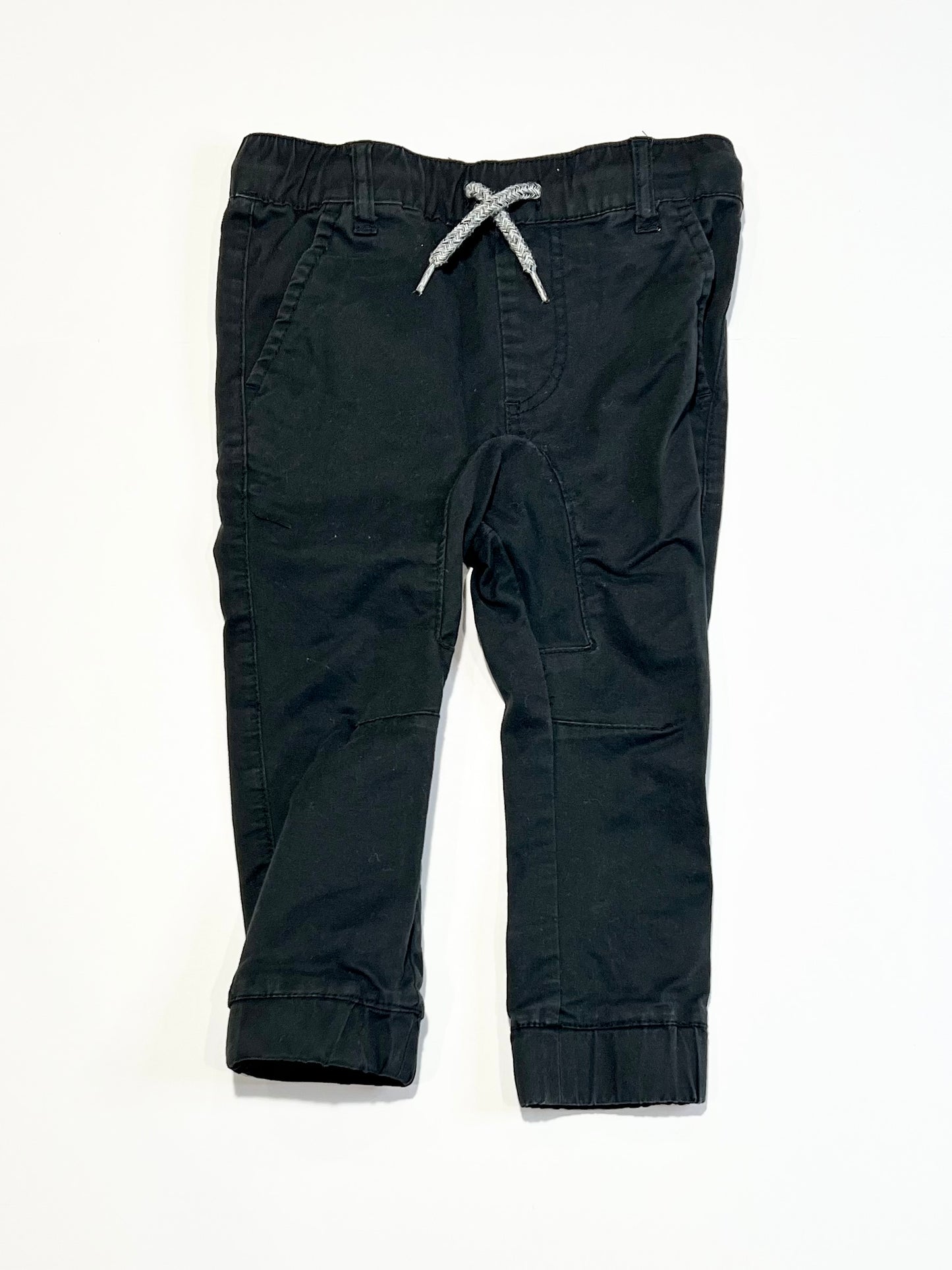 Black pull up pants - Size 2