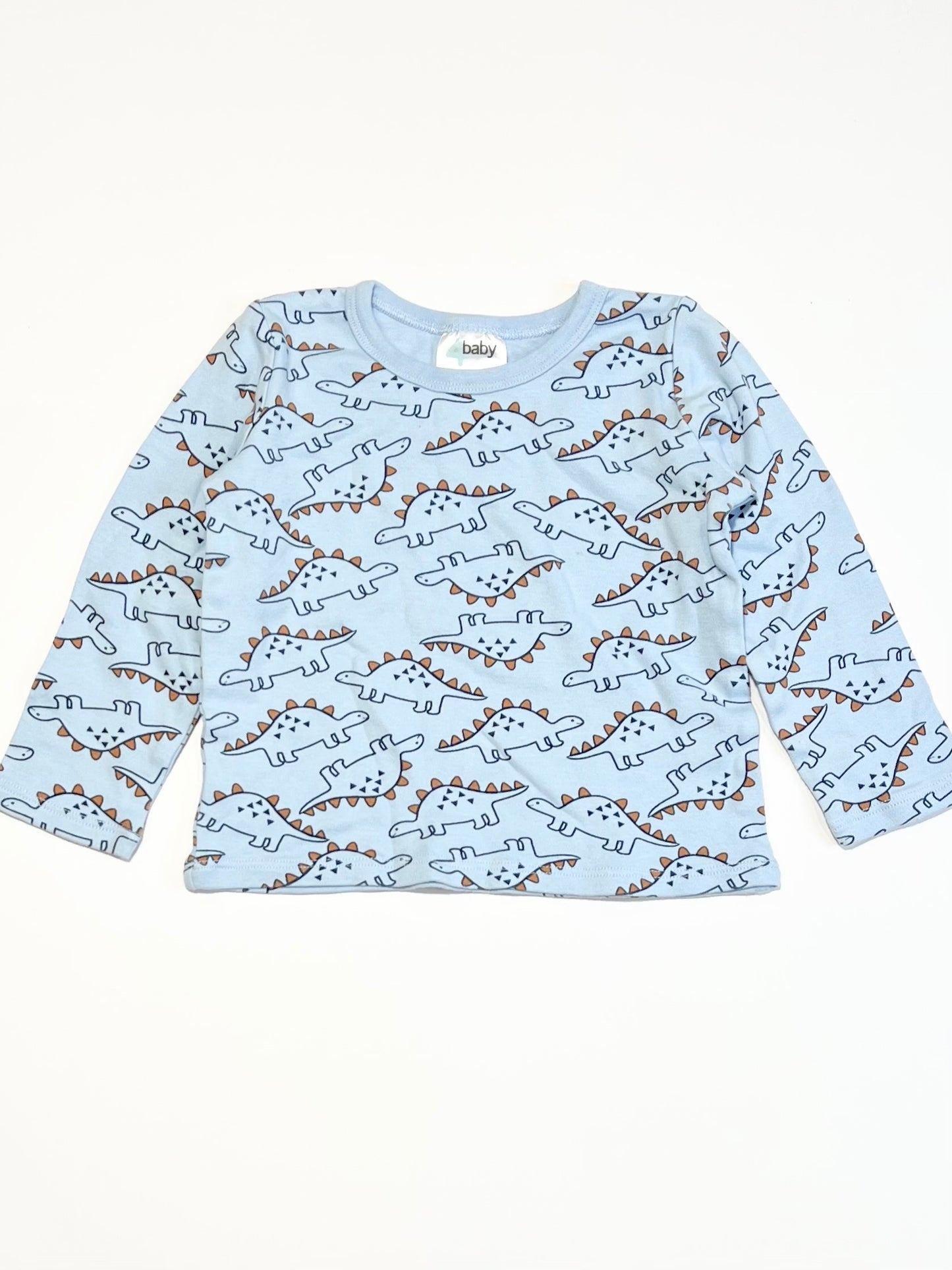 Blue dinos top - Size 2