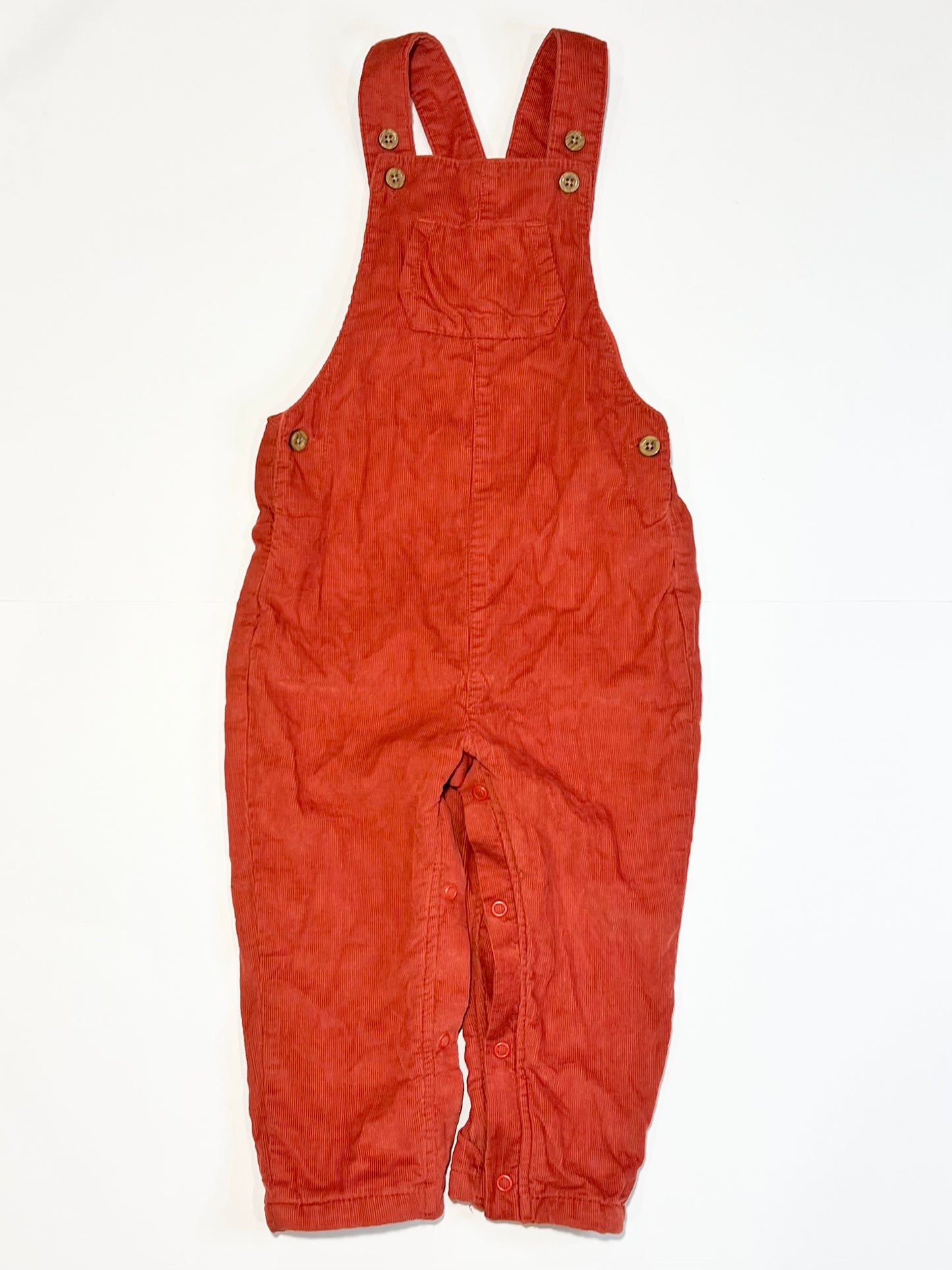 Brown corduroy overalls - Size 2