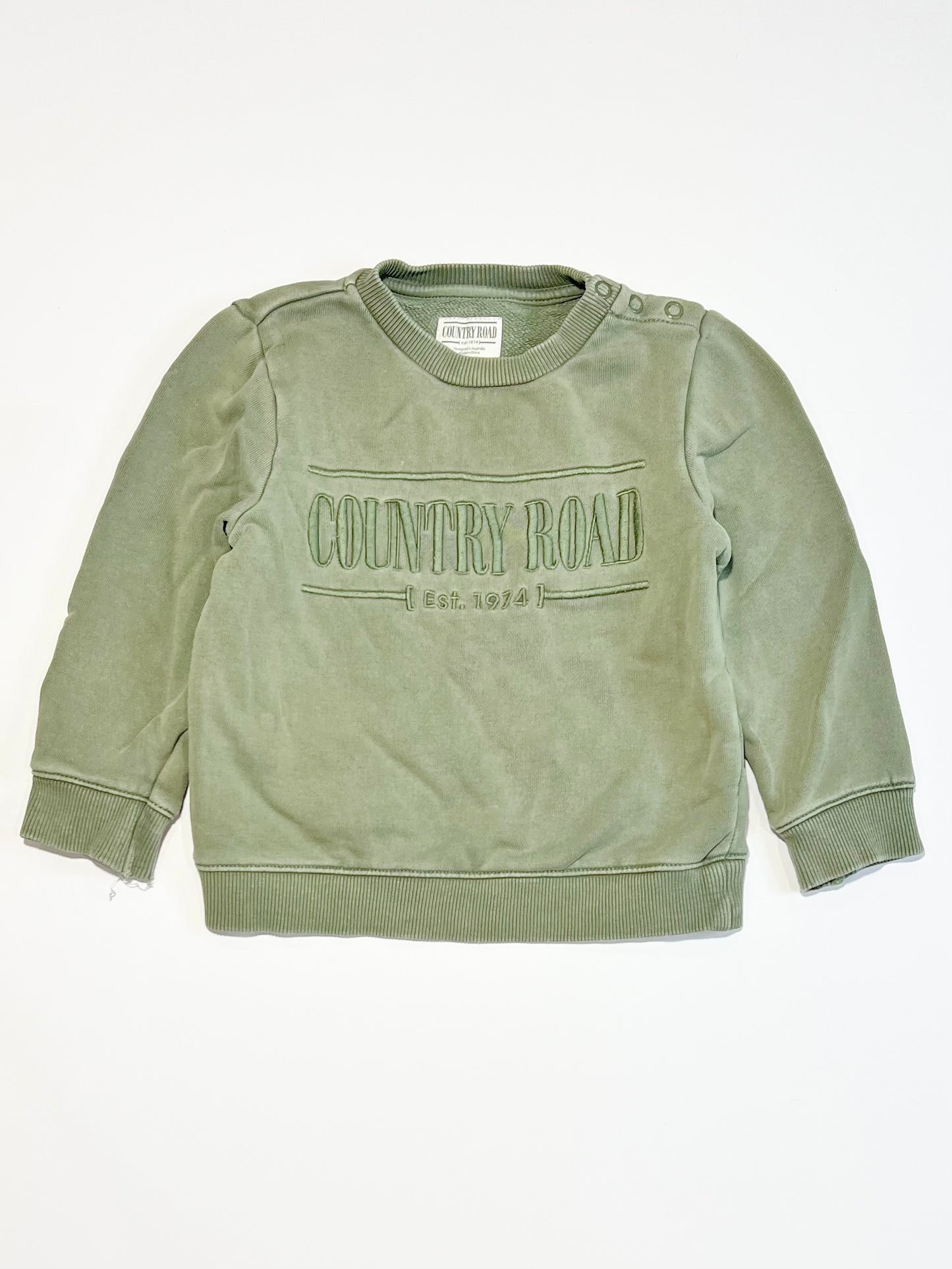 Green heritage sweater - Size 2