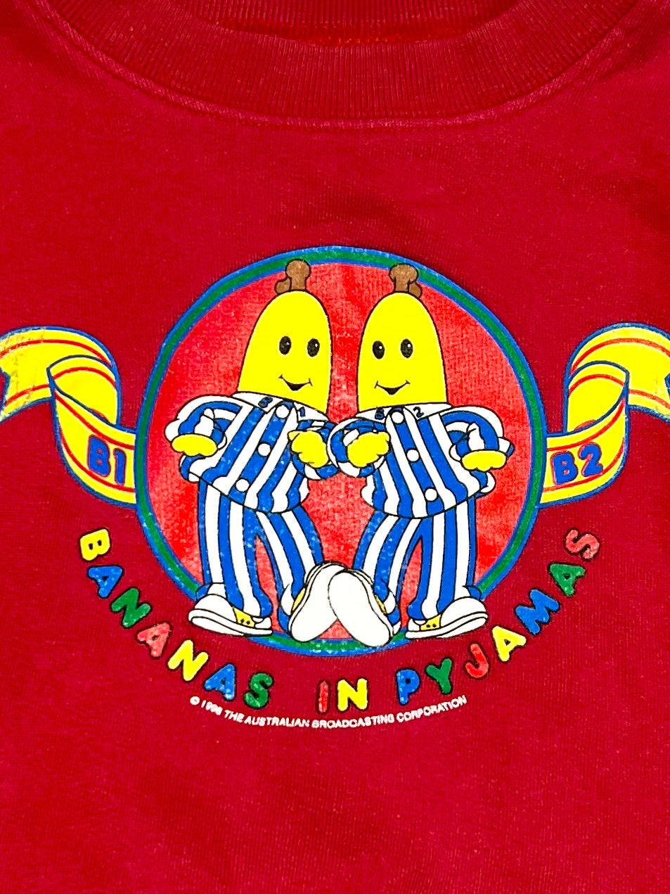 Vintage Bananas in Pyjamas sweater - Size 2