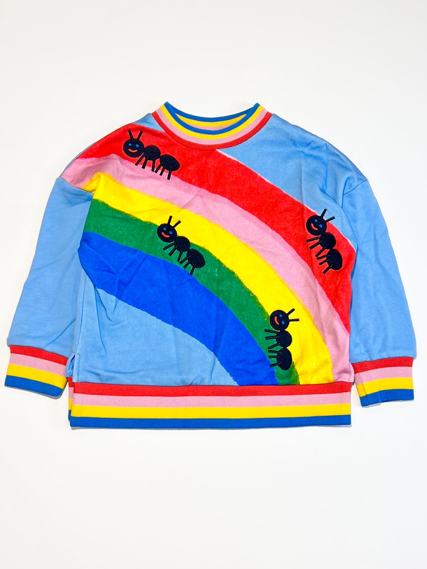 Rainbow ants sweater - Size 2-3