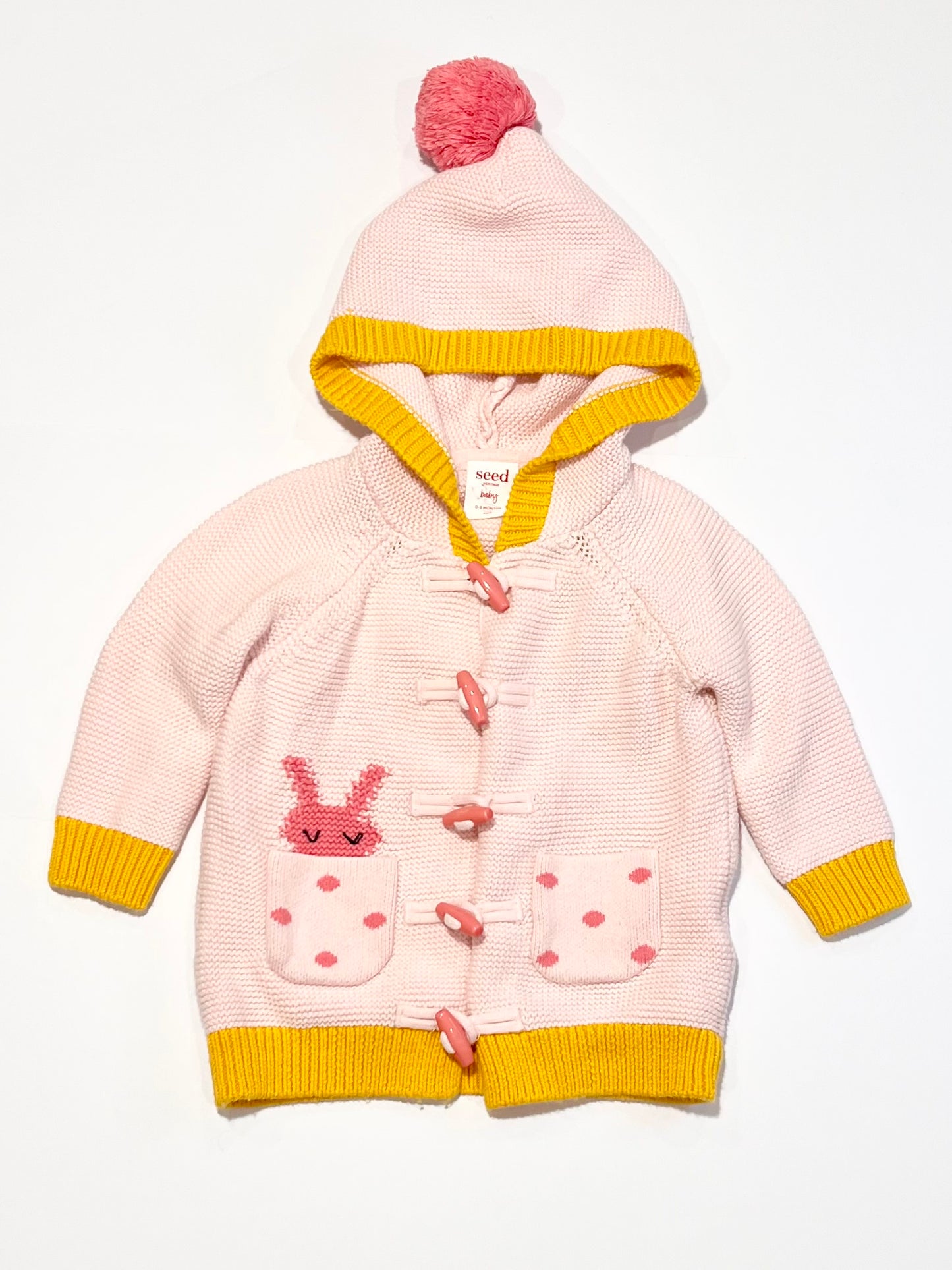 Pink knit jacket - Size 000