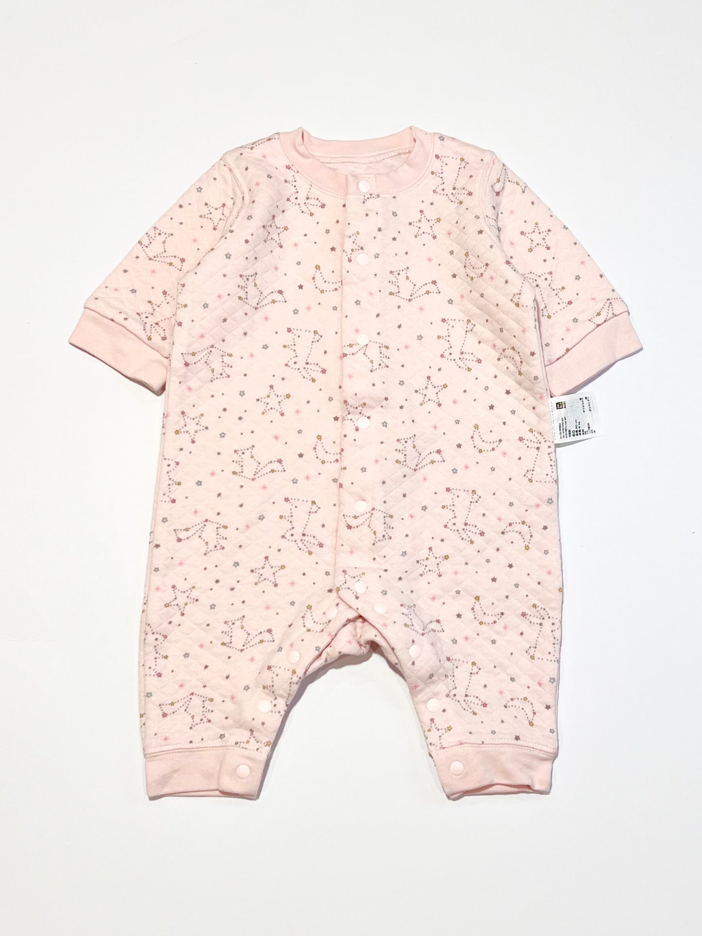 Pink quilted onesie - Size 000