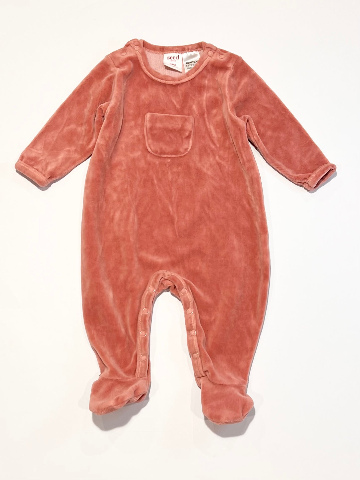 Warm velour onesie - Size 000