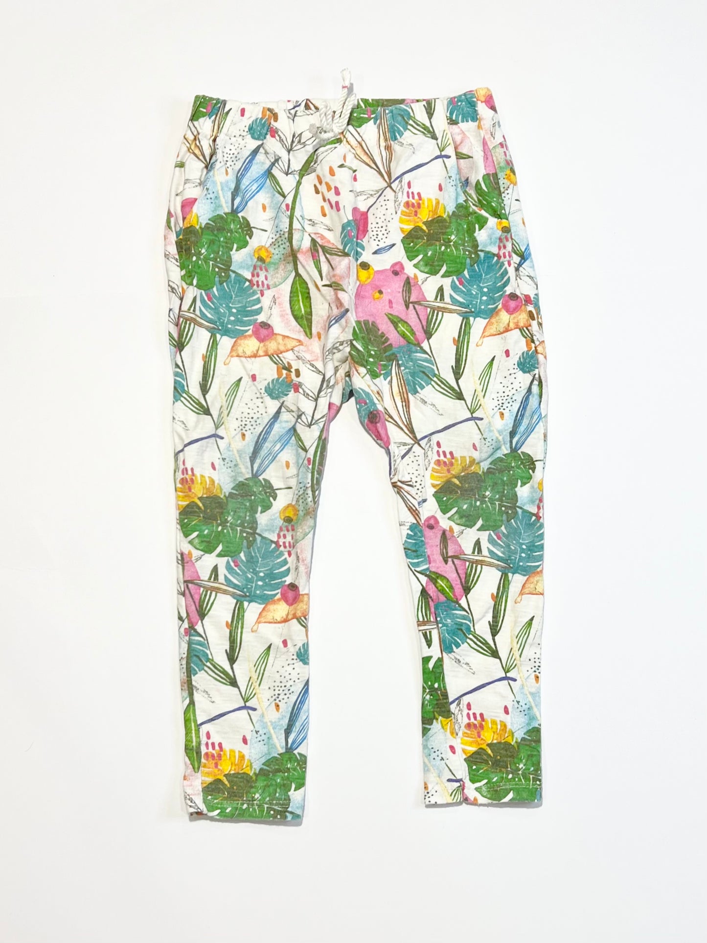 Leafy jersey pants - Size 2-3