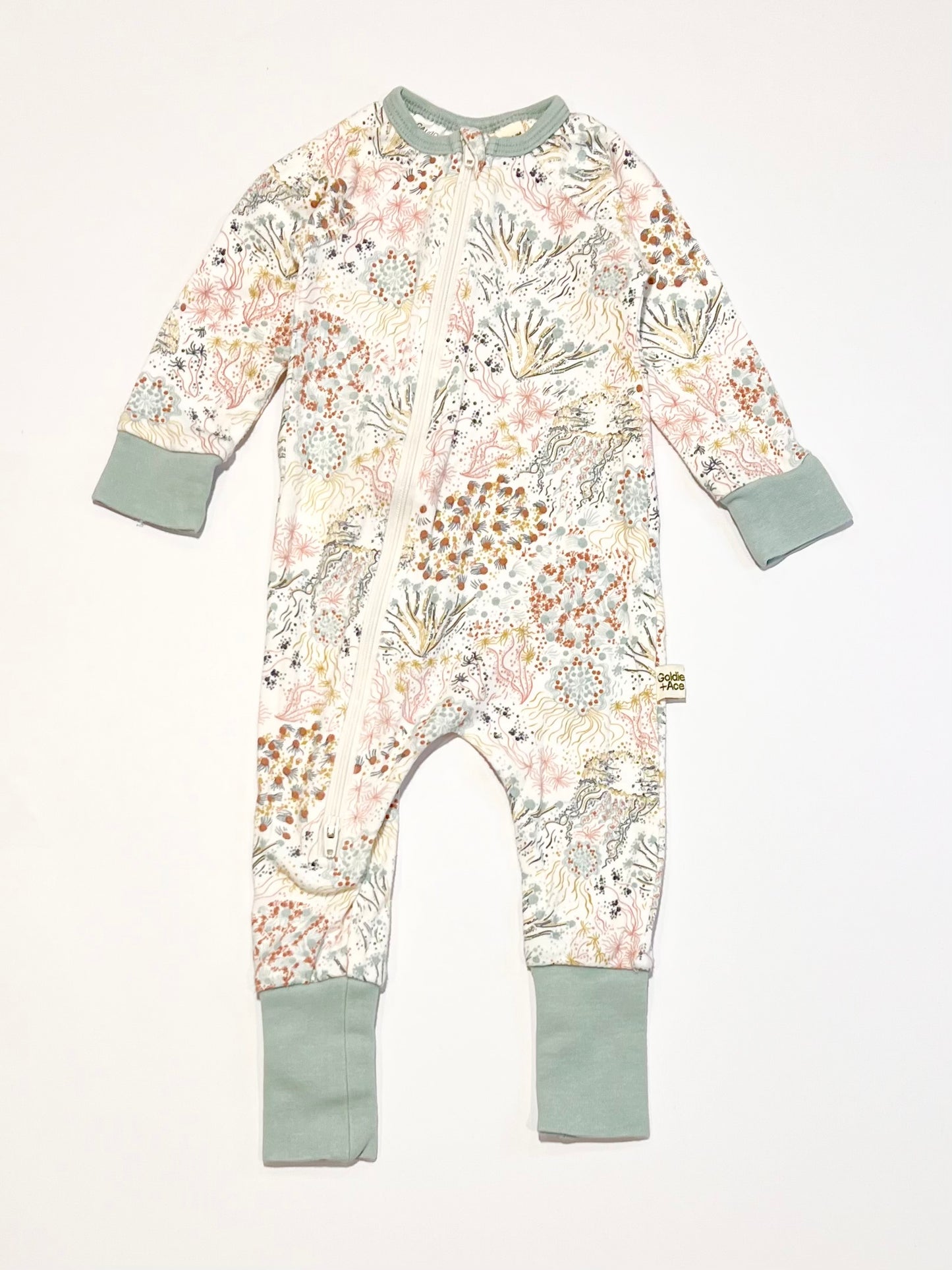 Ribbed zip onesie - Size 000