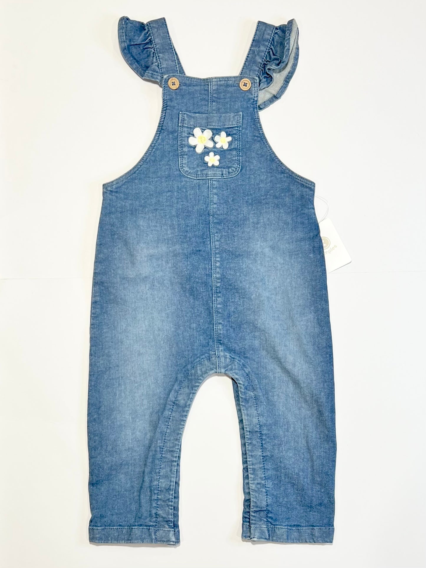 Denim overalls brand new - Size 2