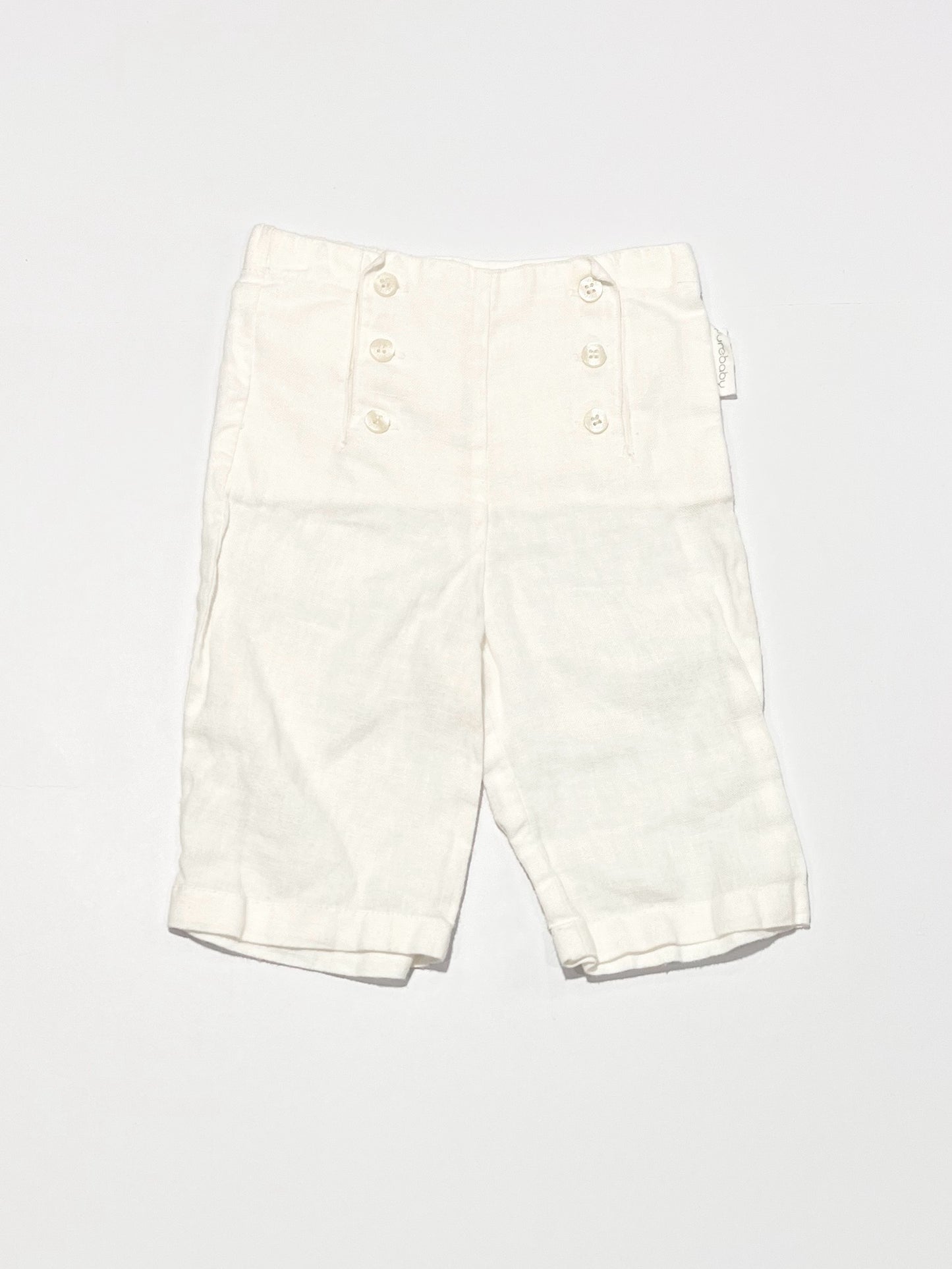 White linen pants - Size 000