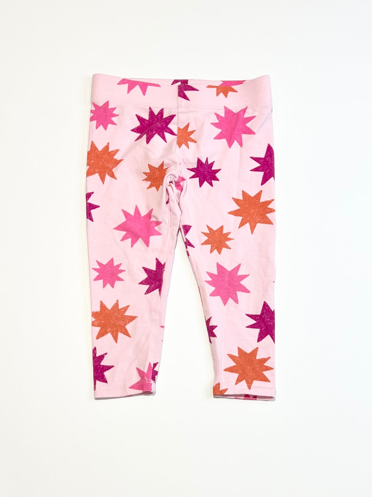 Pink stars leggings - Size 1