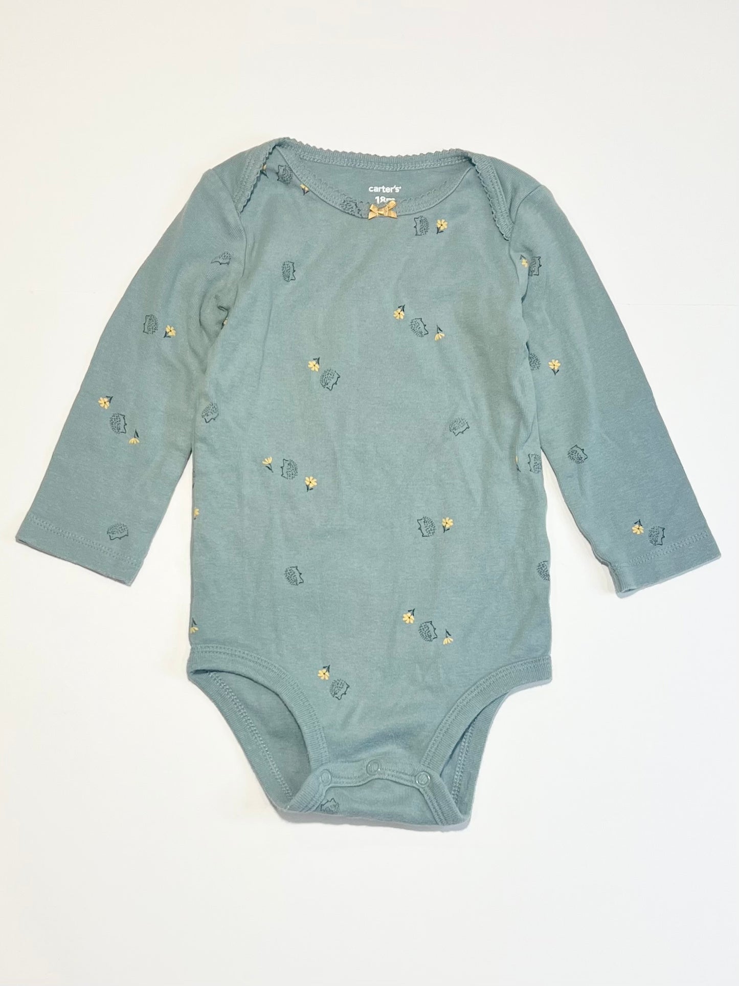 Grey hedgehog bodysuit - Size 1