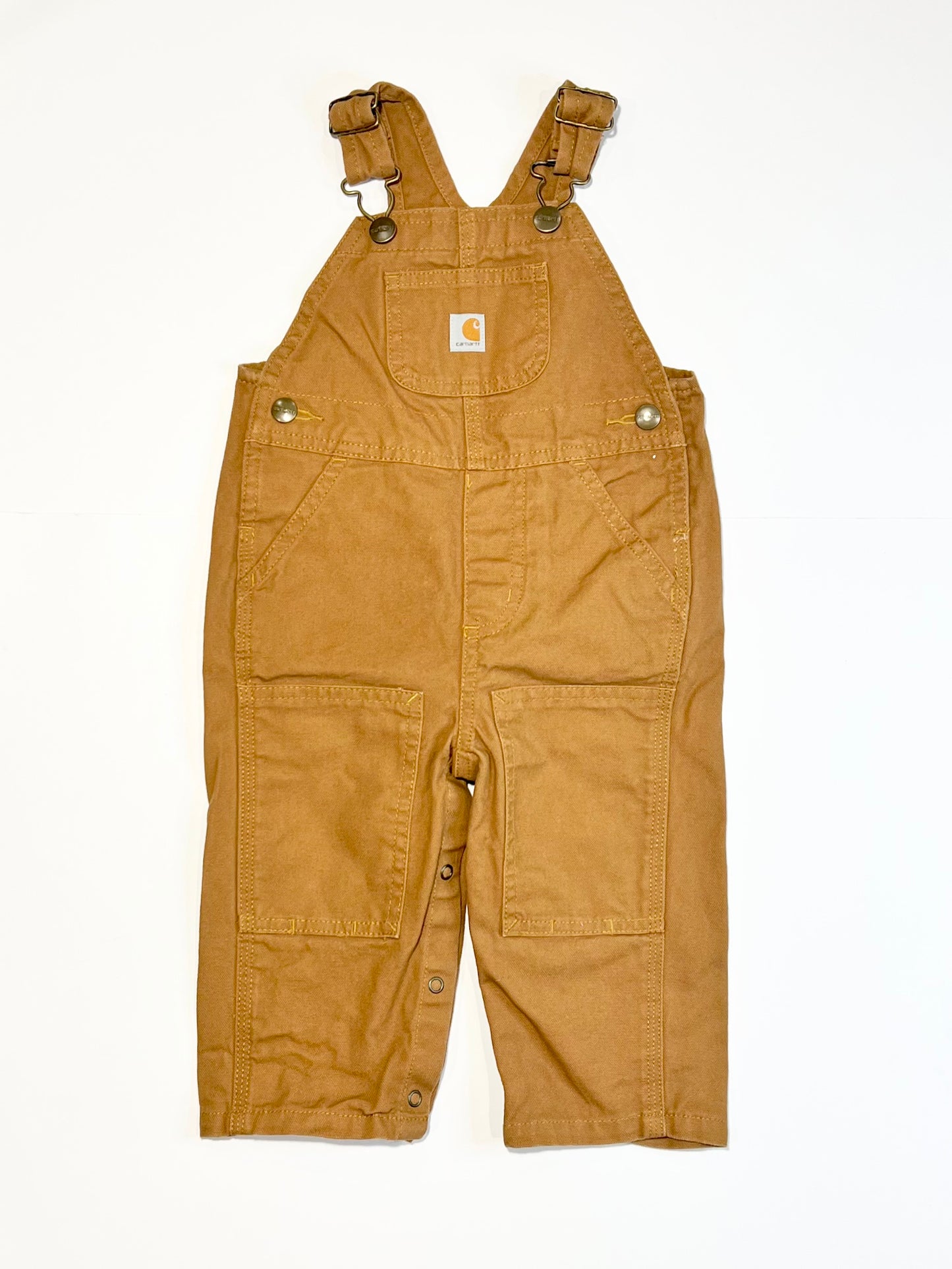Brown overalls - Size 9-12 months