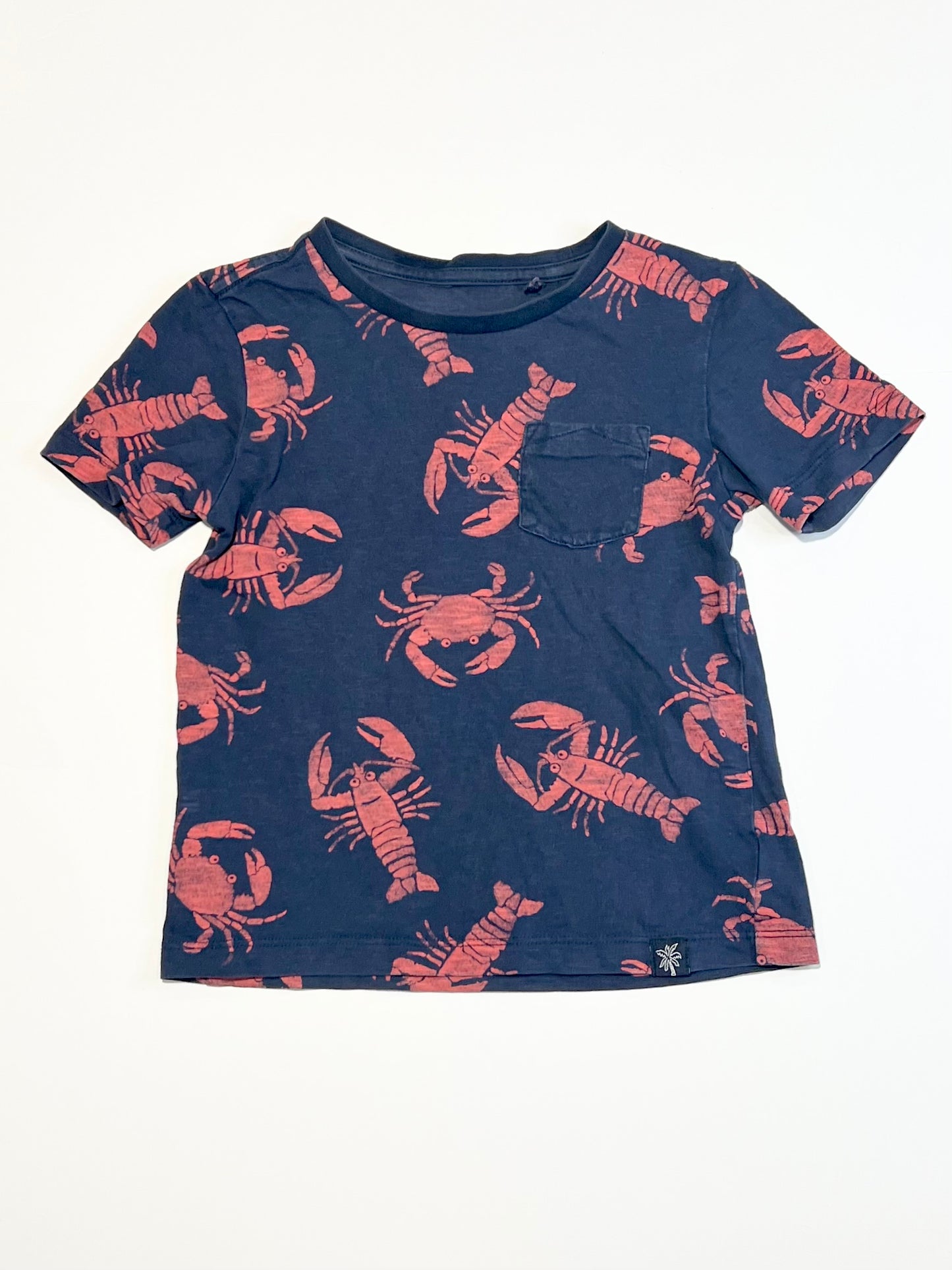 Crabs and lobsters tee - Size 4