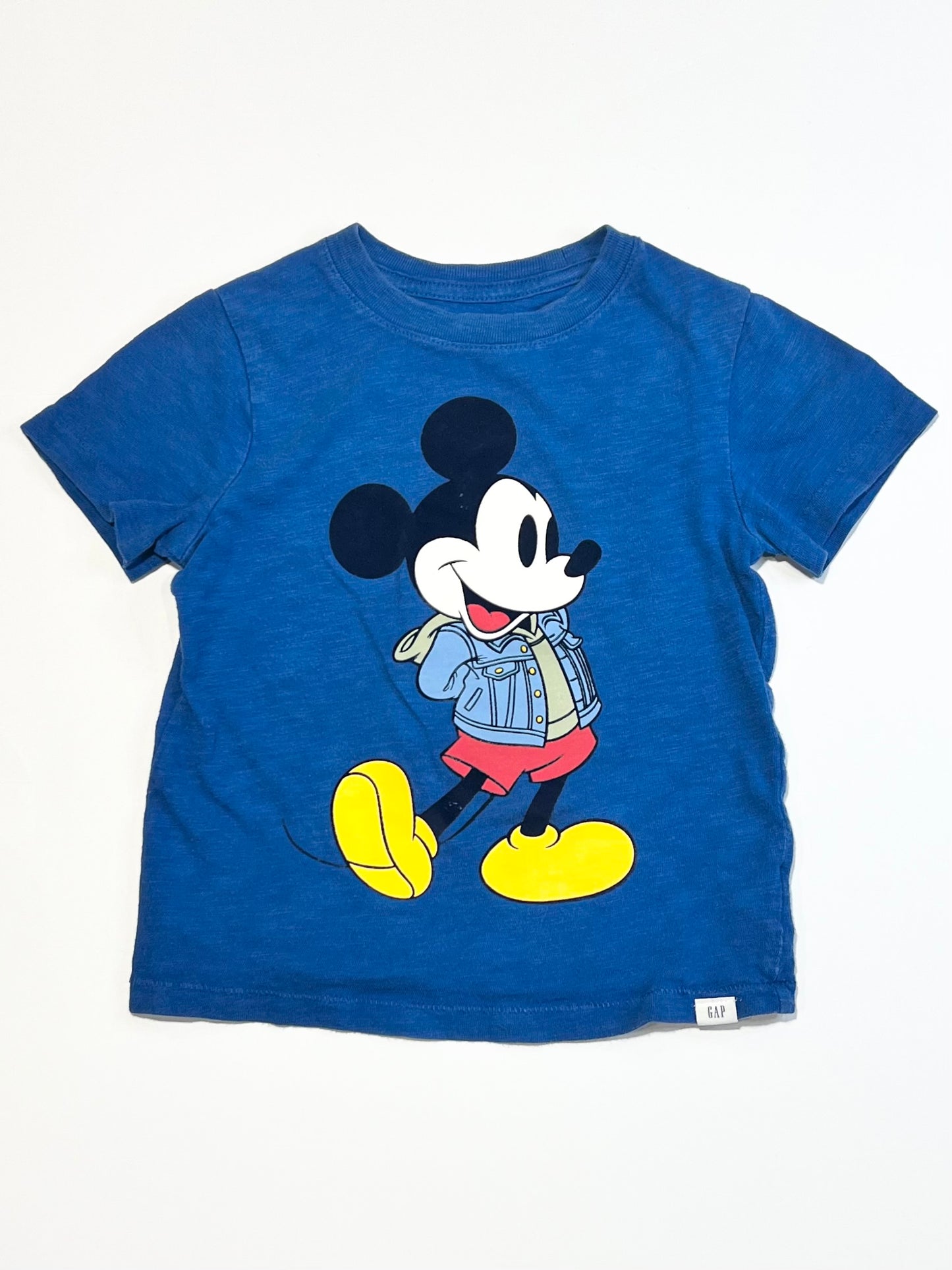 Blue Mickey tee - Size 4