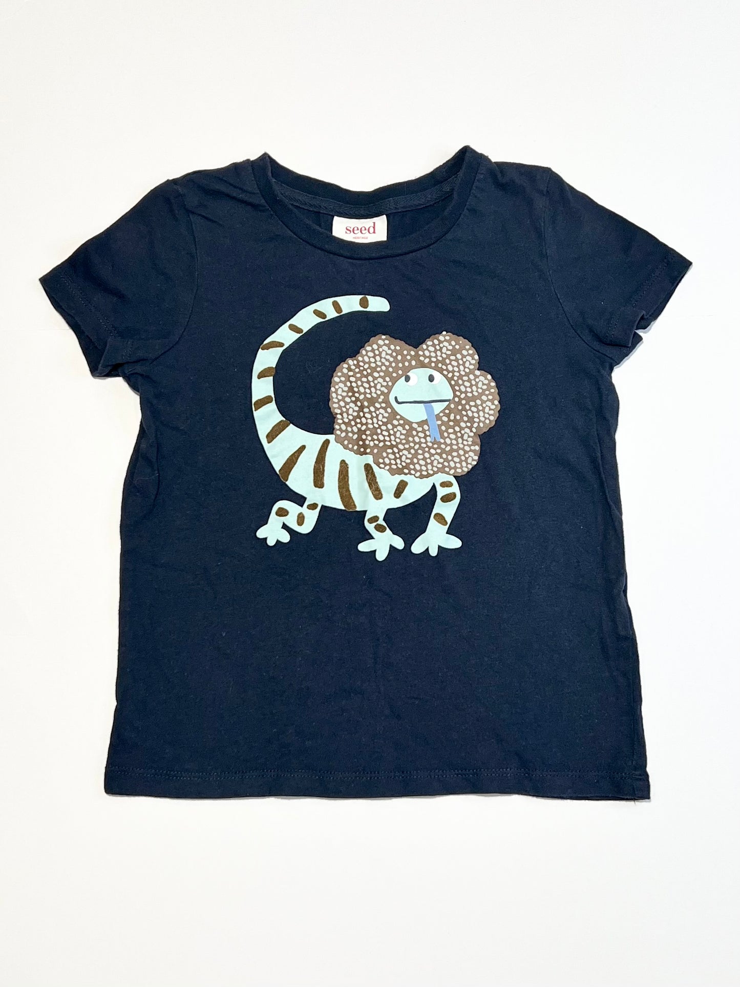 Frill-neck lizard tee - Size 4