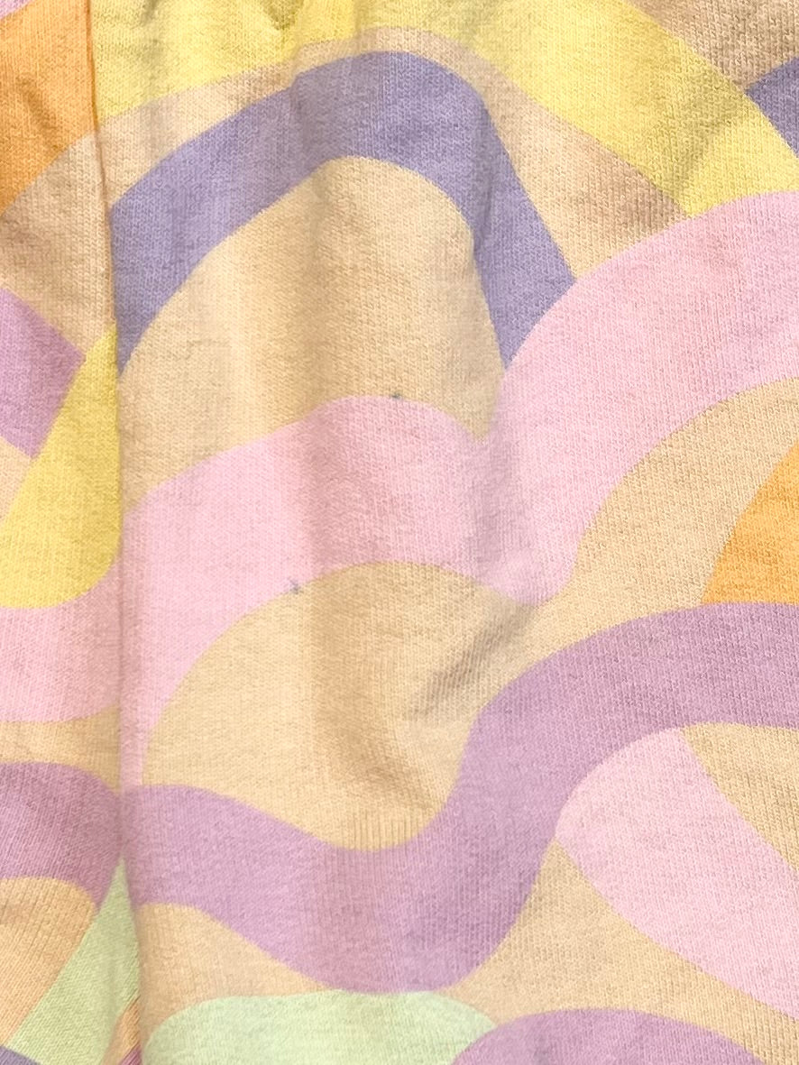 Wavy sweat shorts - Size 4-5