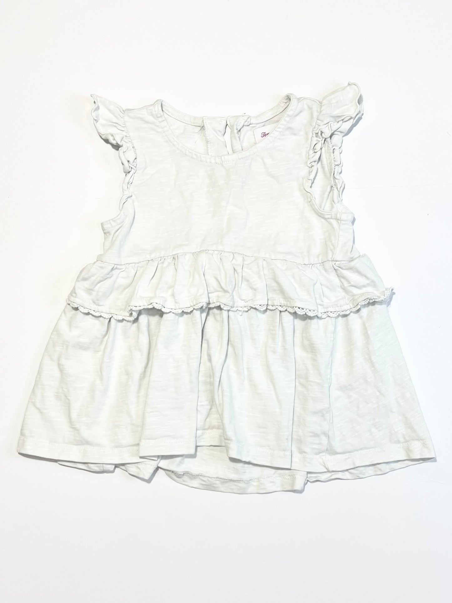 Ruffle jersey tank - Size 4