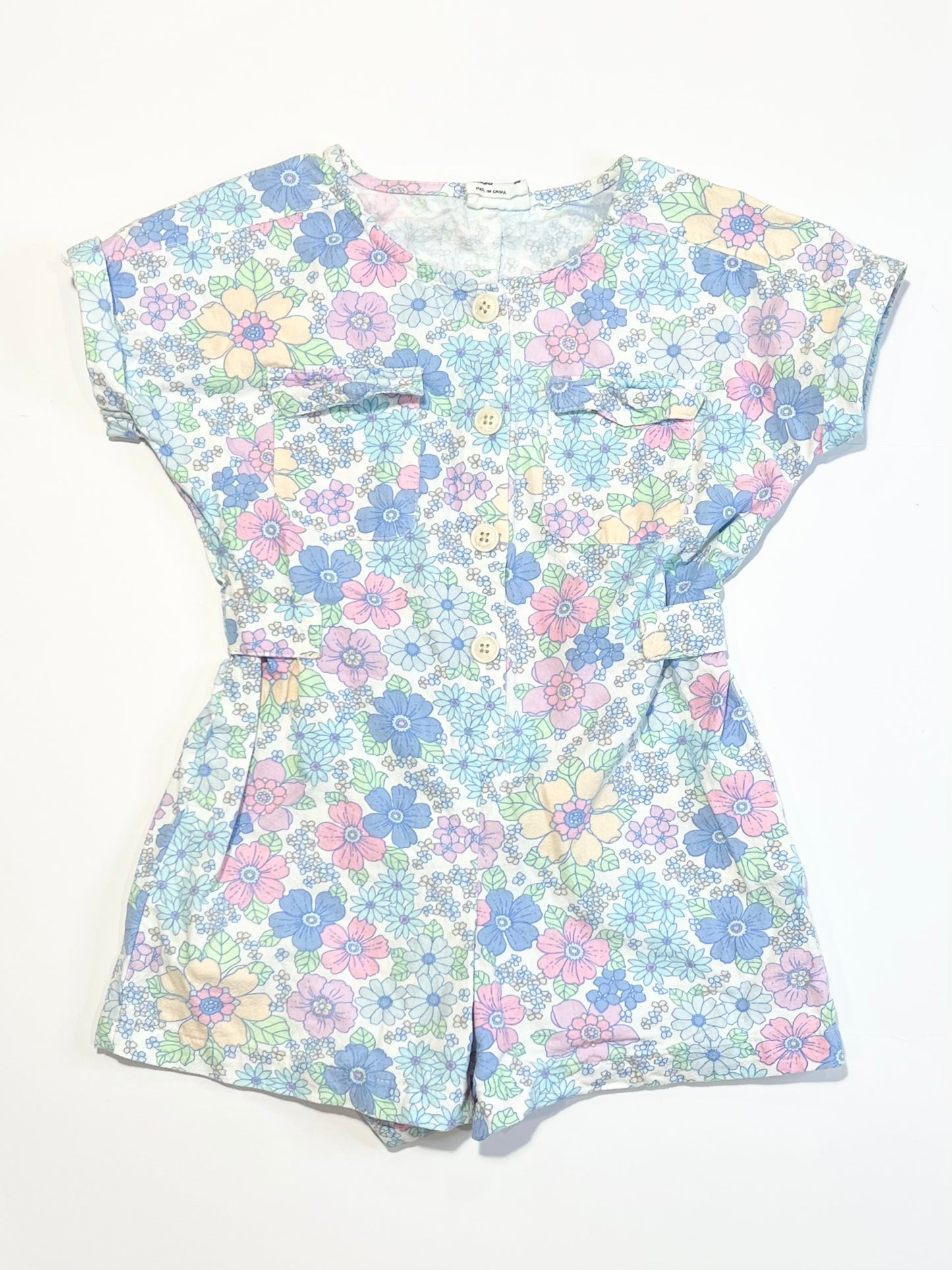 Floral playsuit - Size 4