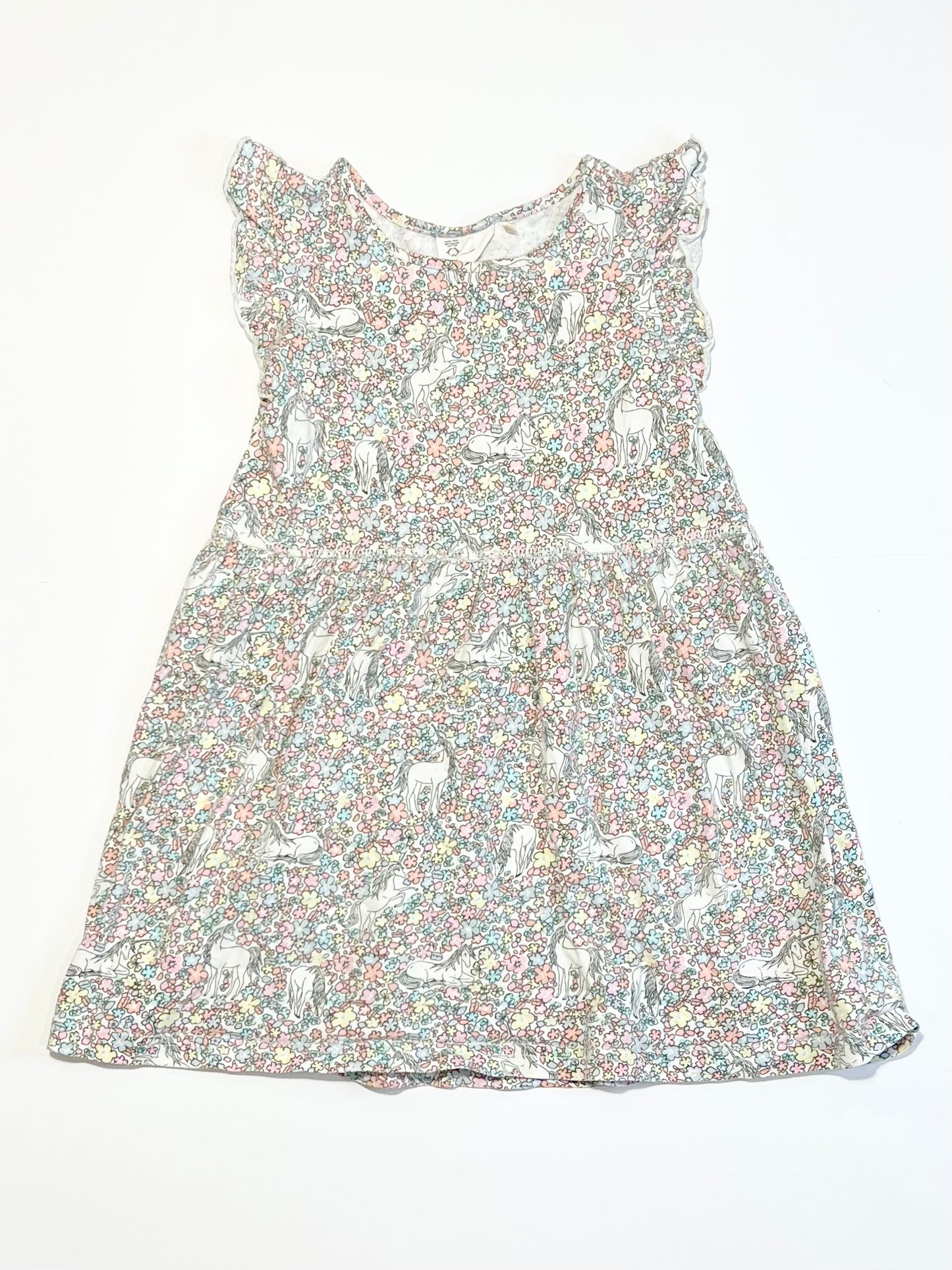 Unicorns jersey dress - Size 4