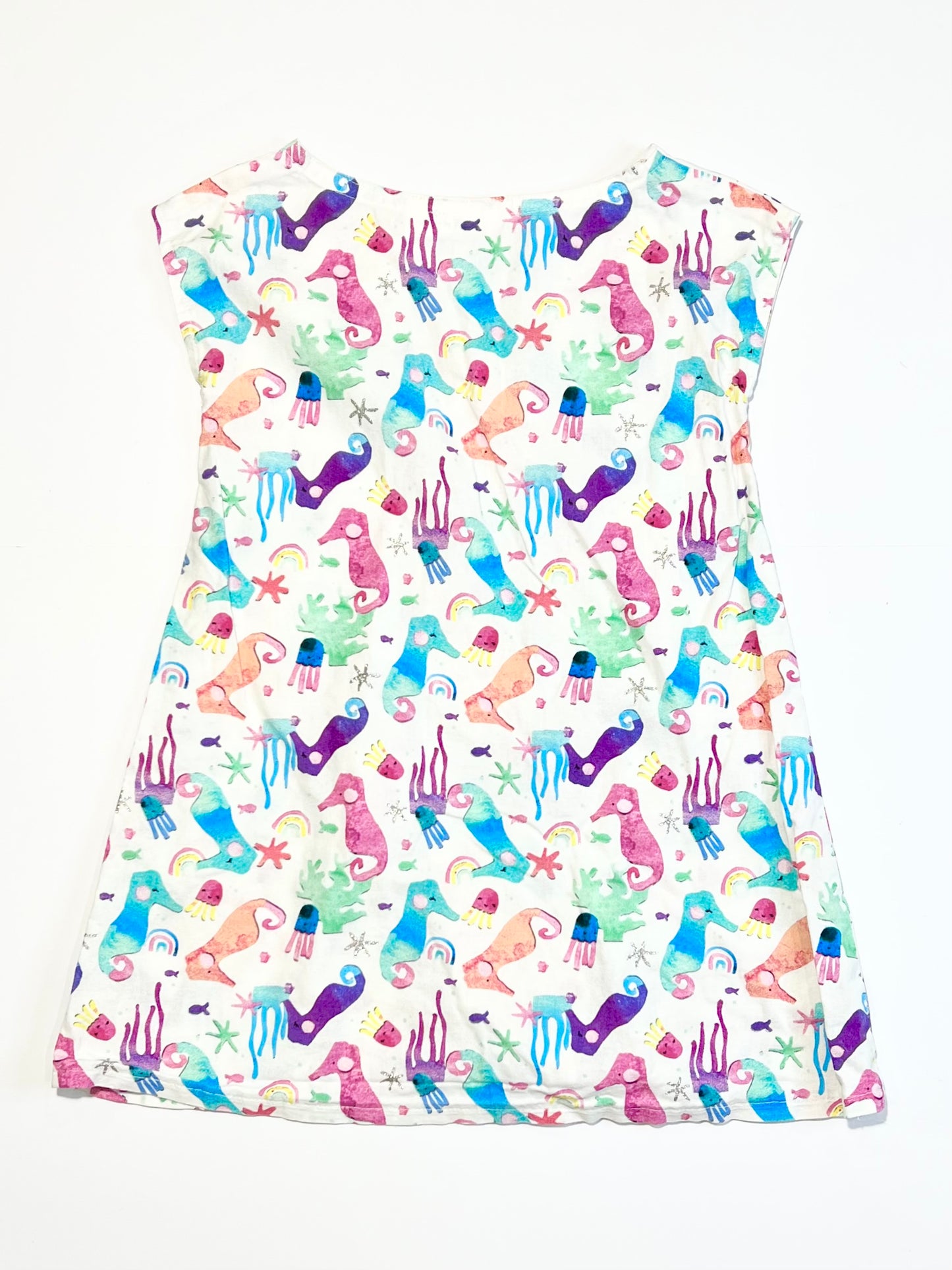Seahorse cotton dress - Size 4