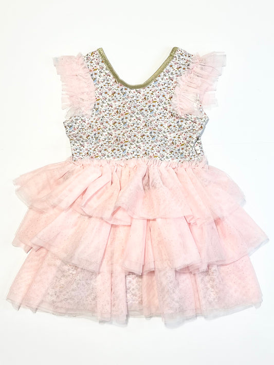 Floral tulle dress - Size 4