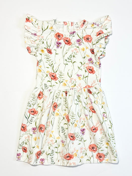 Jersey floral dress - Size 4