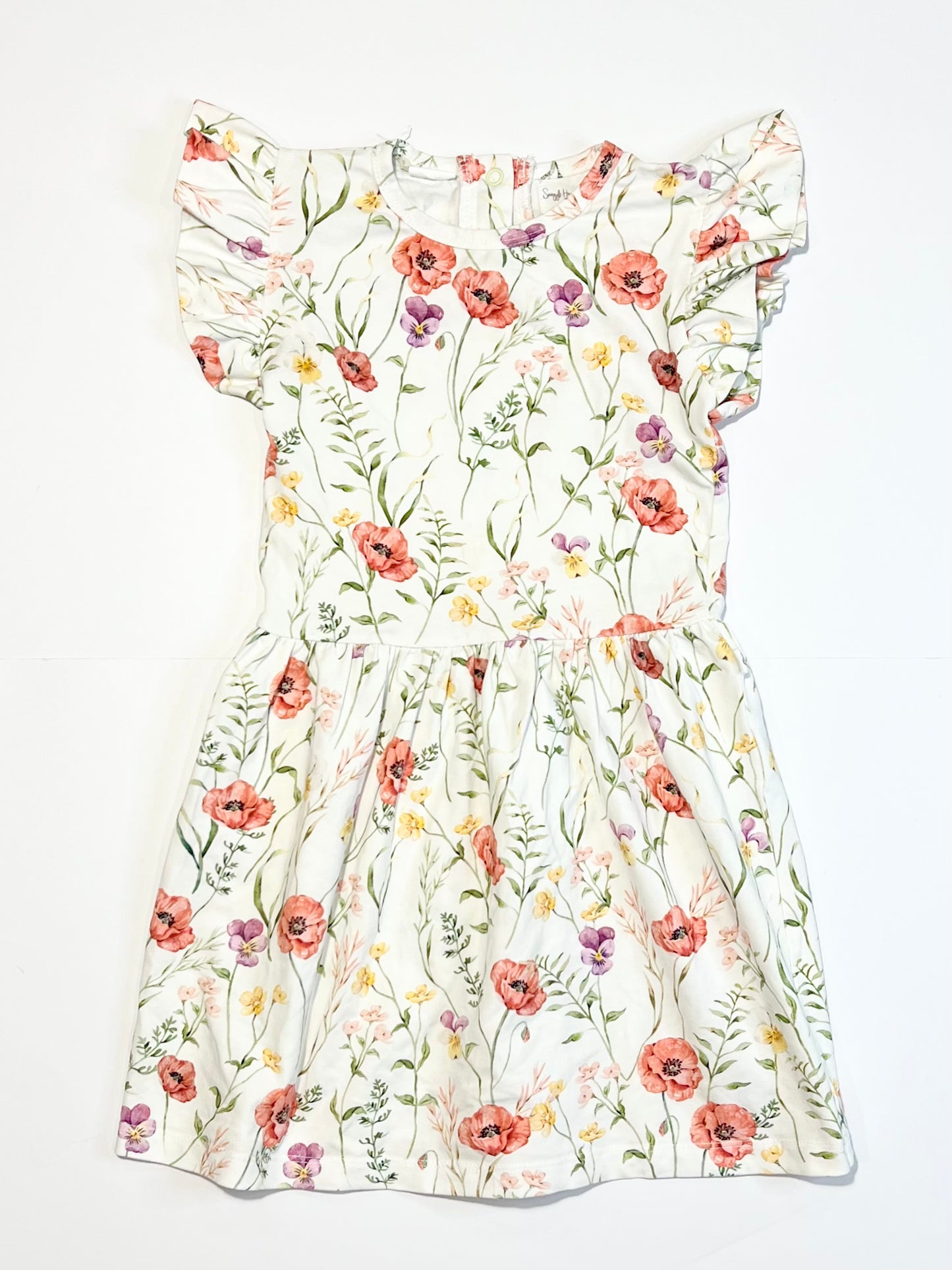 Jersey floral dress - Size 4