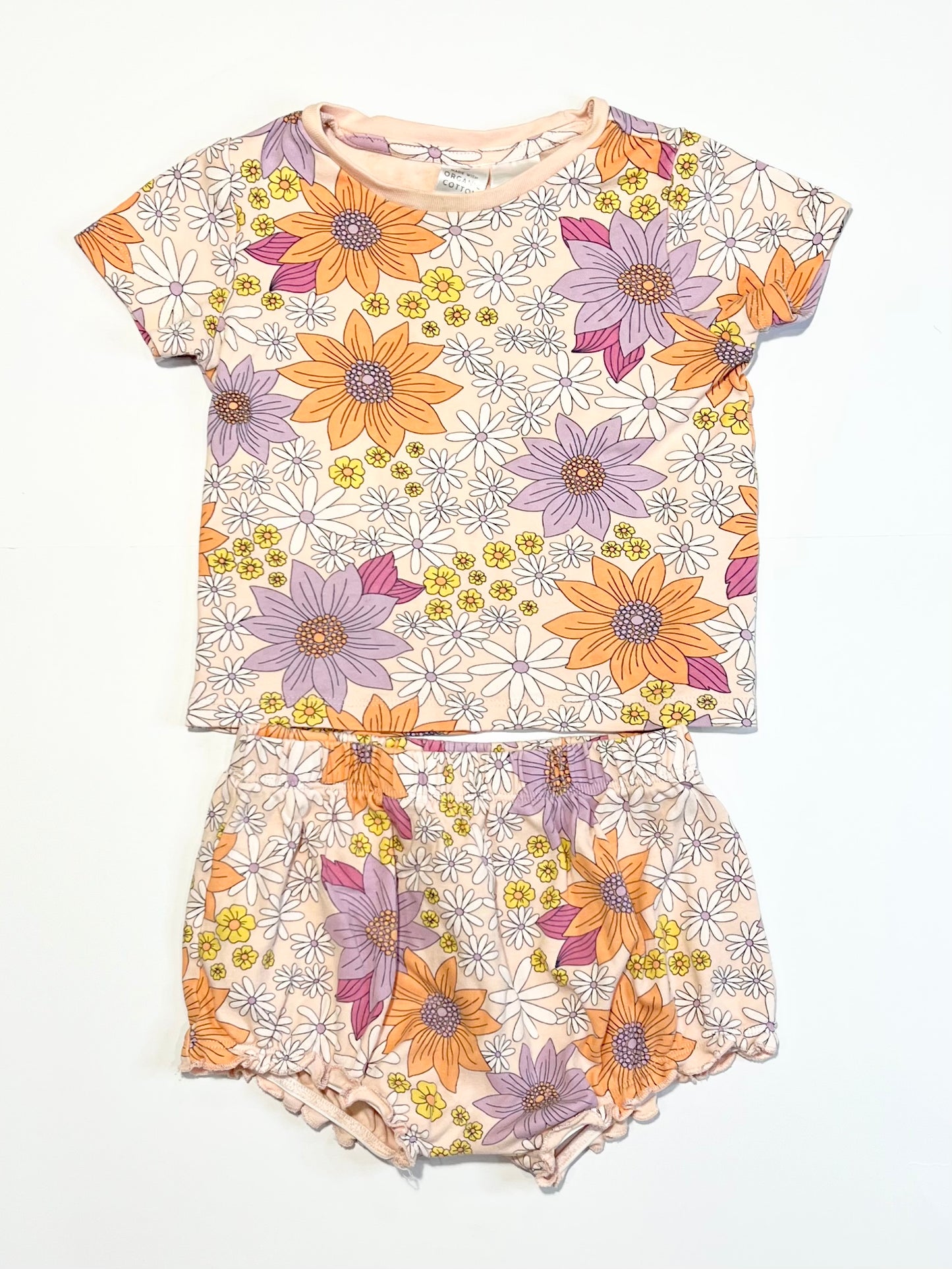 Floral pyjamas - Size 2