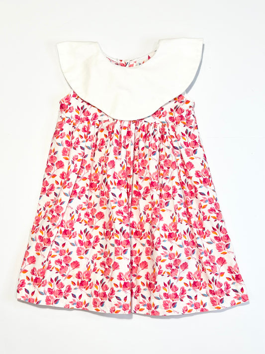 Floral collared dress - Size 2