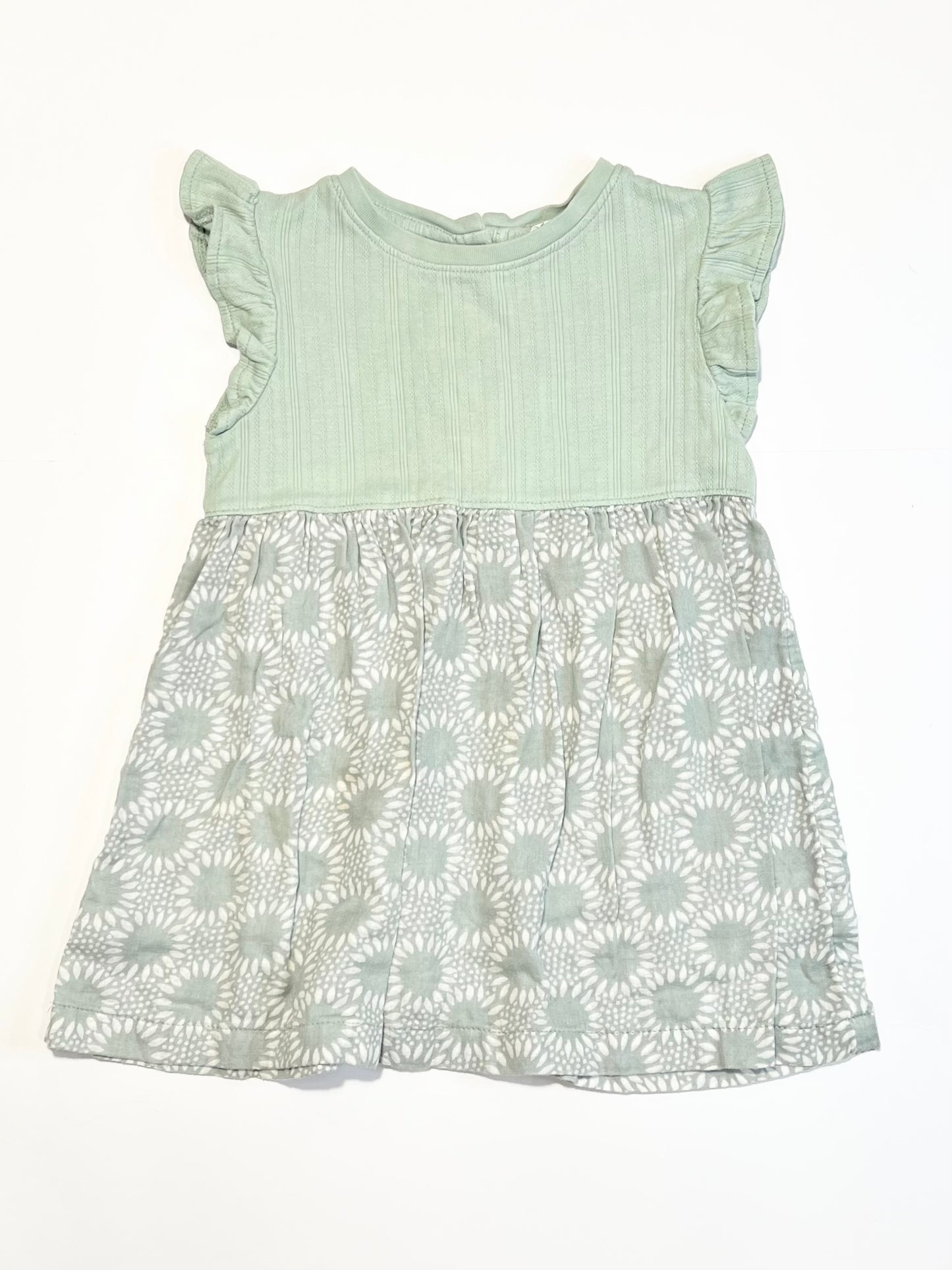 Floral muslin dress - Size 2