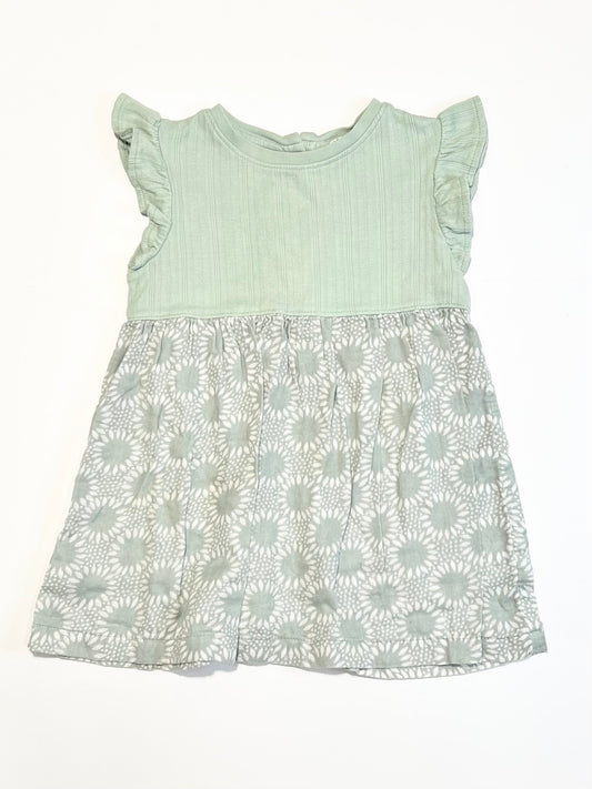 Floral muslin dress - Size 2