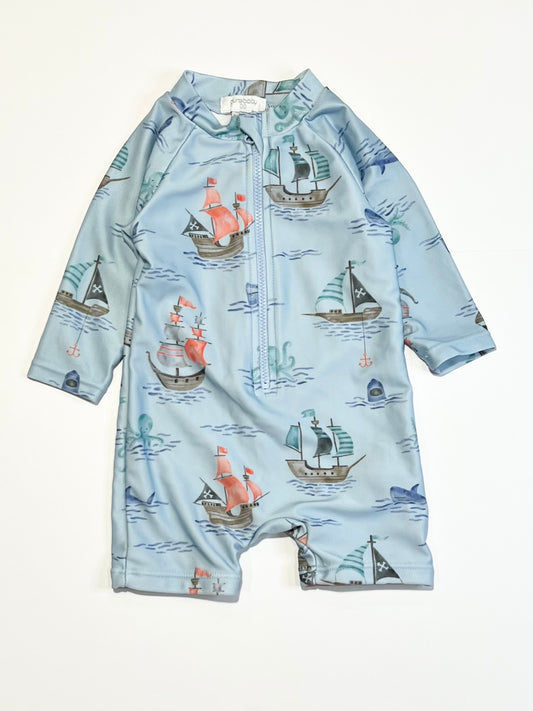 Pirate ships swimsuit - Size 00